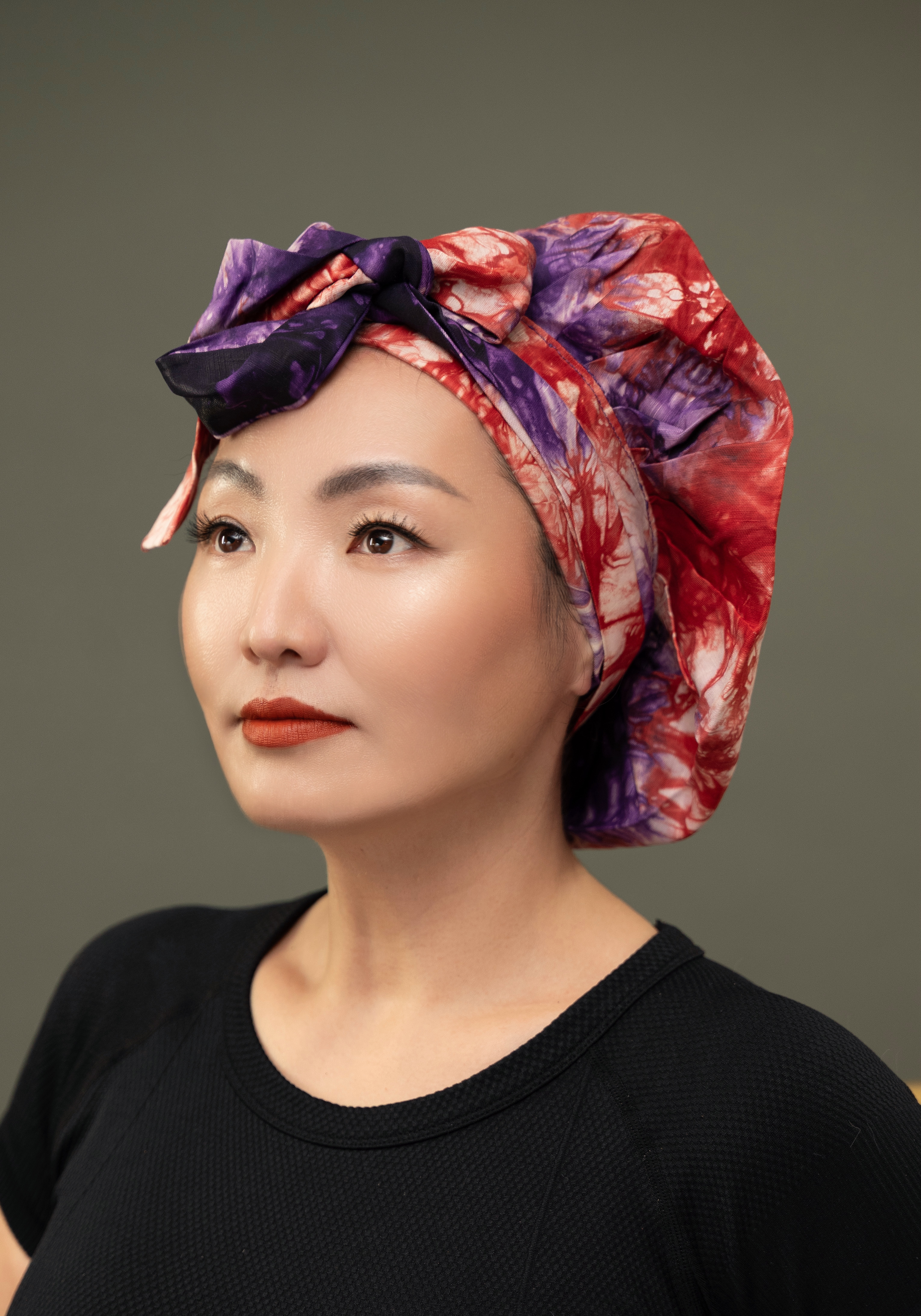 Adire Wrap Bonnet