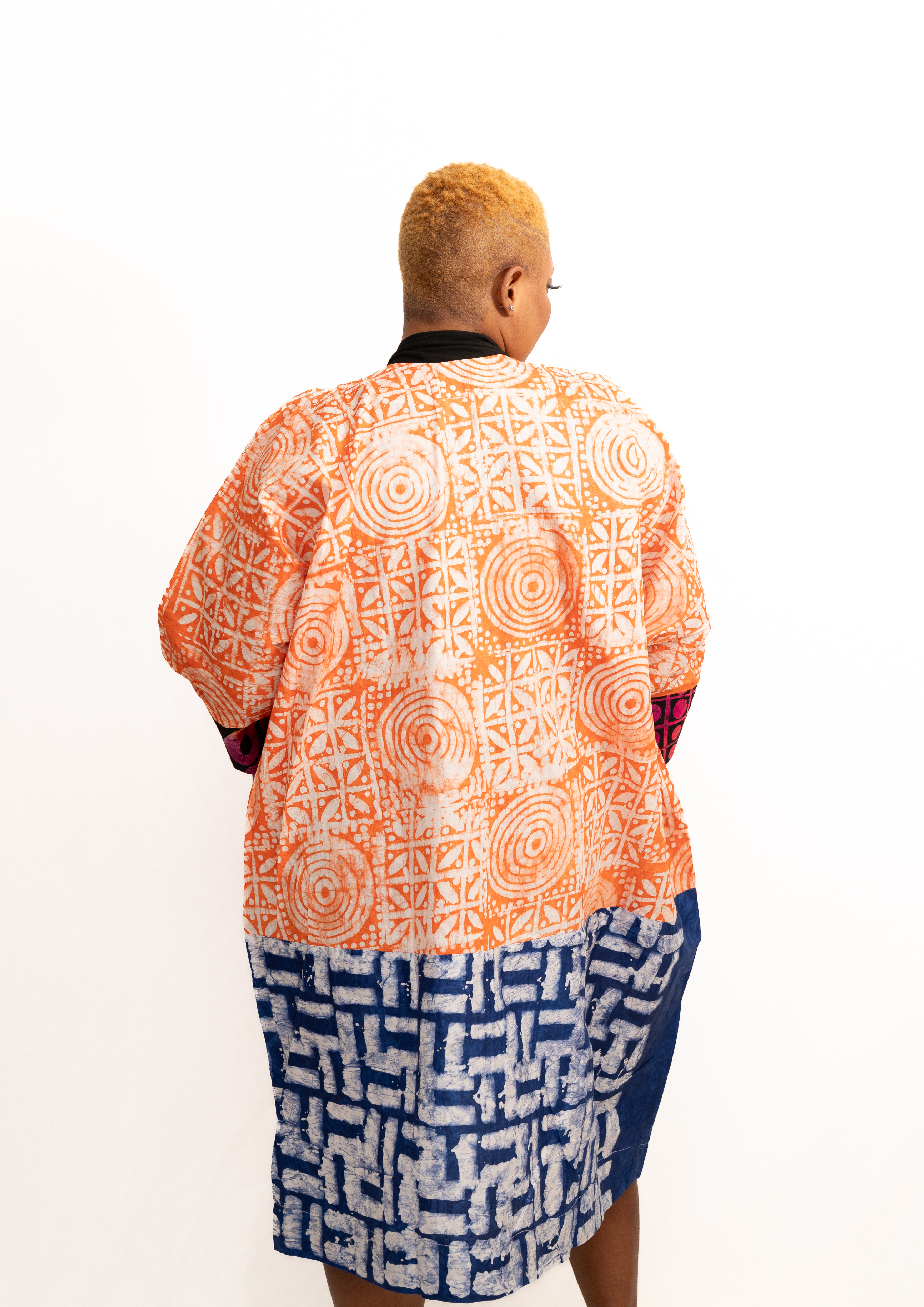 Adire Royal Mosaic Dress