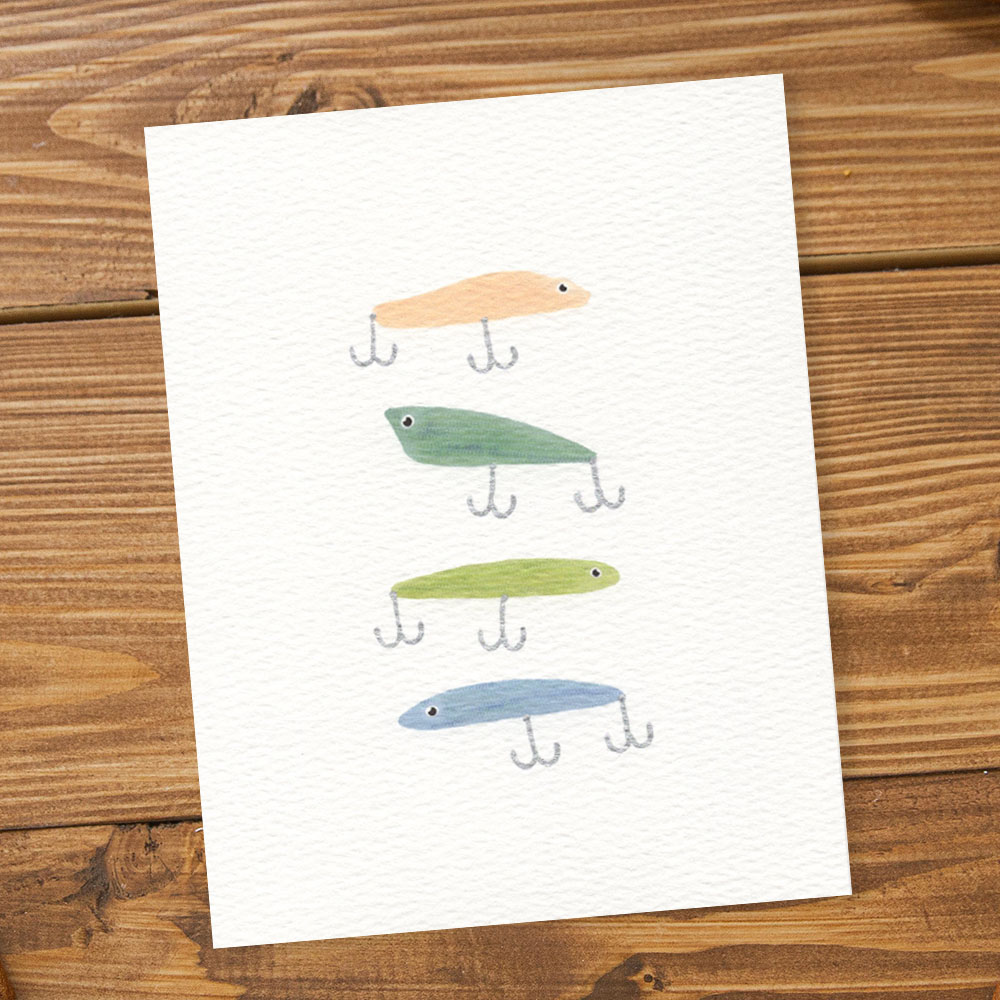 Fishing Lures Card