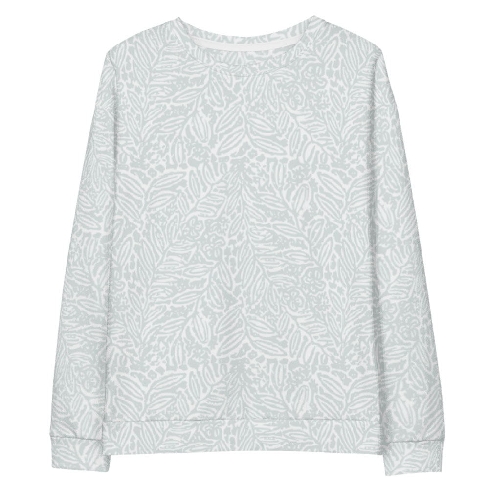 Sage Green Botanical Sweatshirt