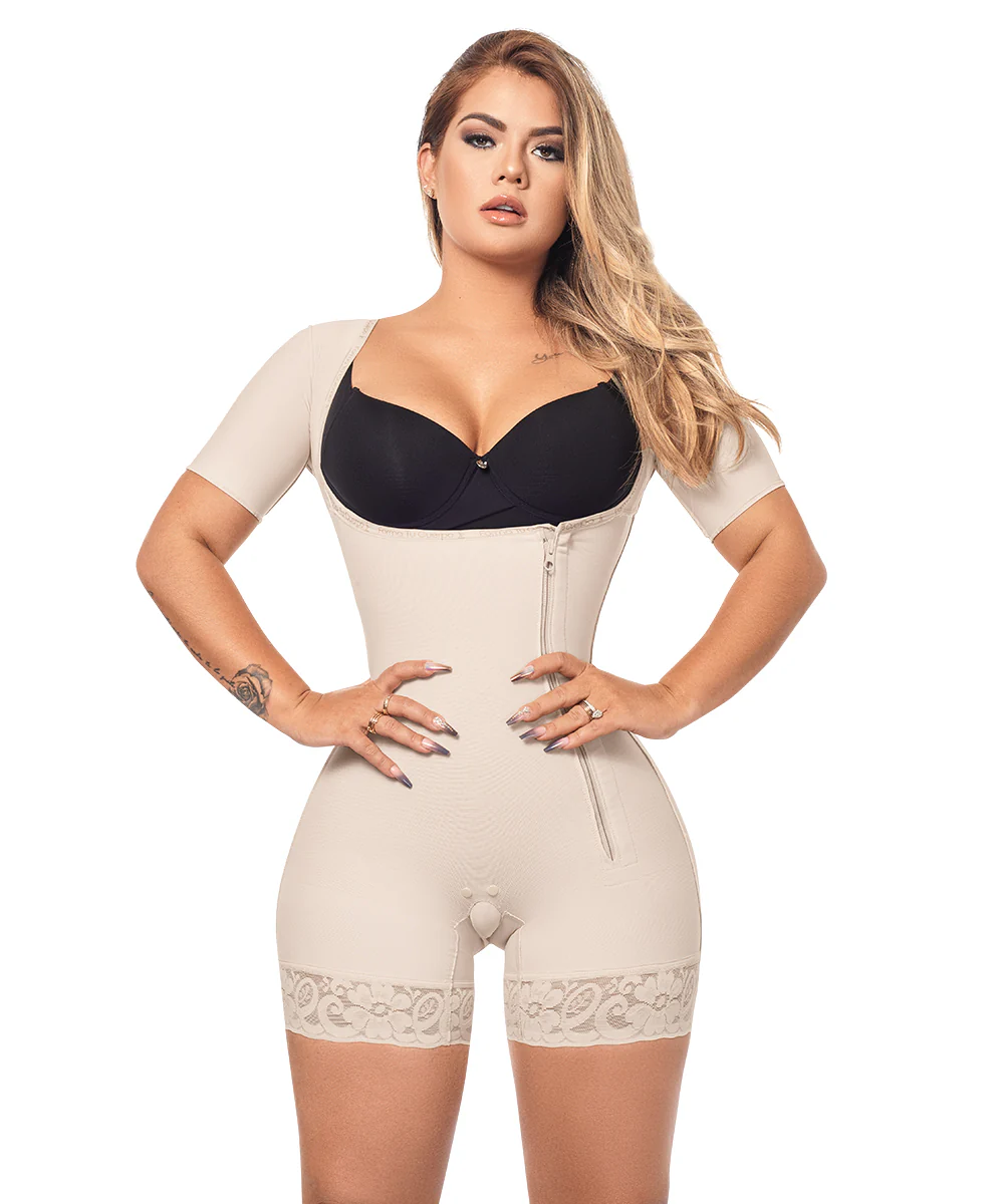 FAJA LEVANTA GLÚTEO - CON MANGAS ( REF. O-014 )