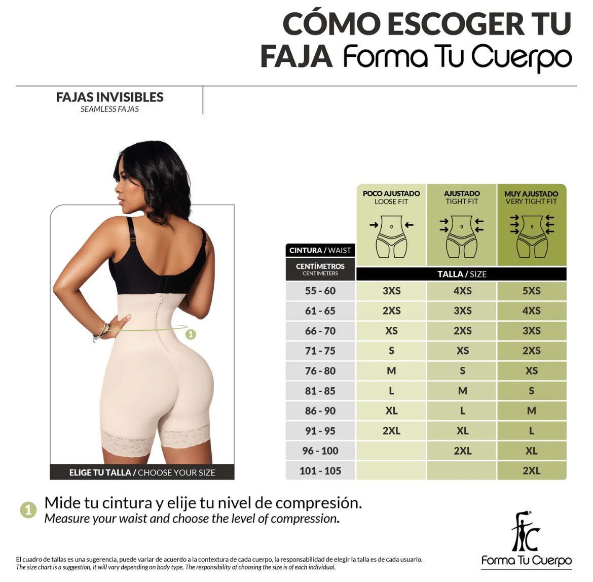 Fajas sin costuras - Strapless  Ref. C-043