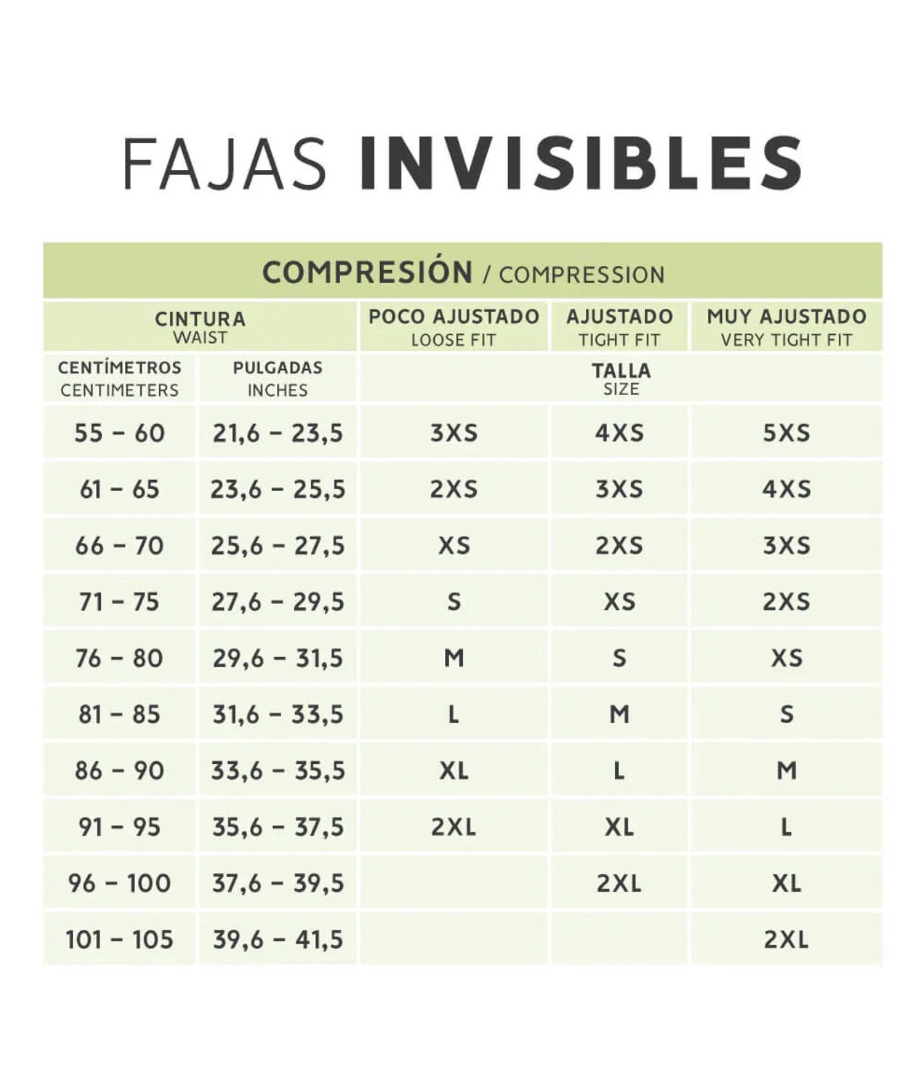 Faja short invisible - Beige Ref. C-042 