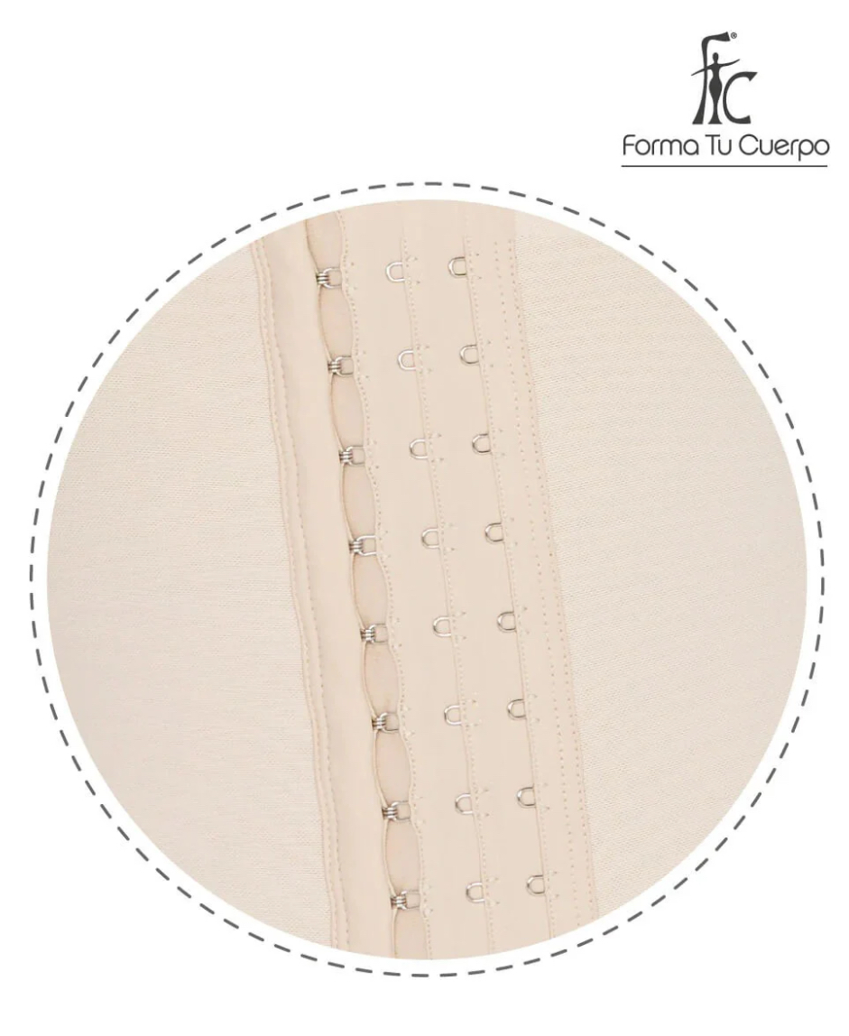 Cinturilla Colombiana con Mangas : Waist Trainer con Posture Control ( Ref. O-062 / O-066)