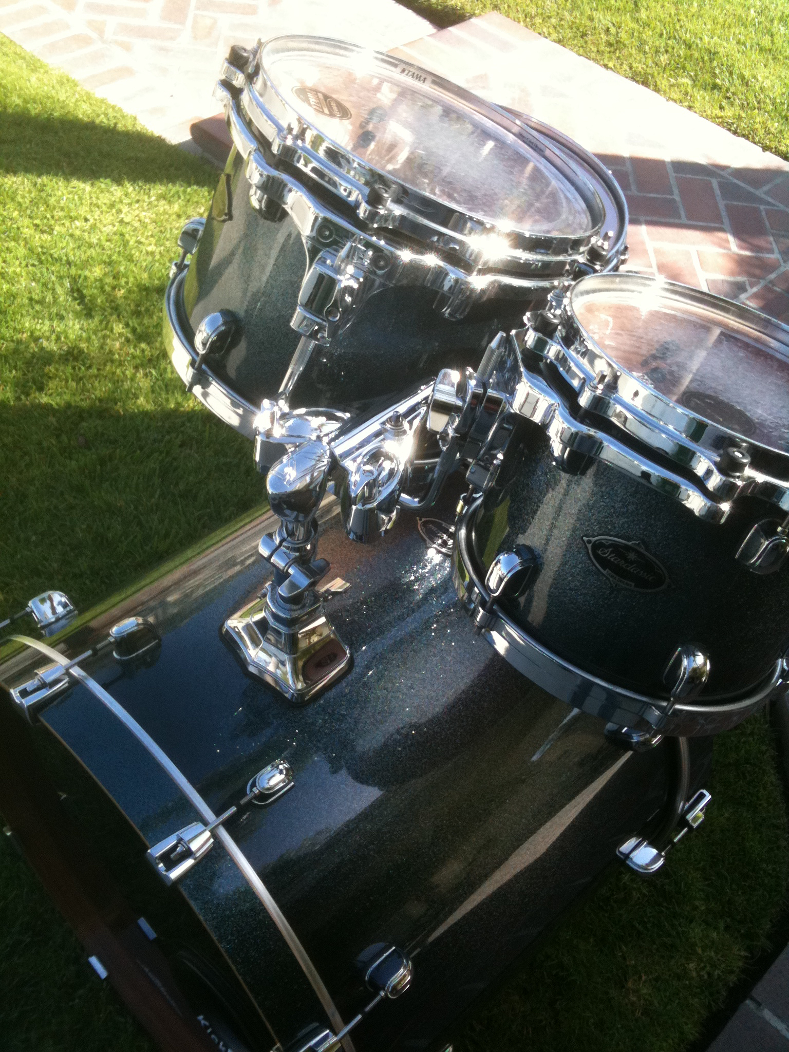 Tama Birch Bubinga Blue Lacquer Sparkle