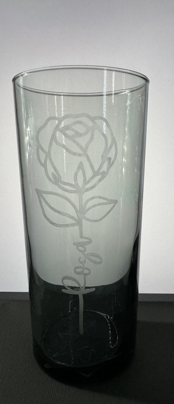 Etched Glass Cups