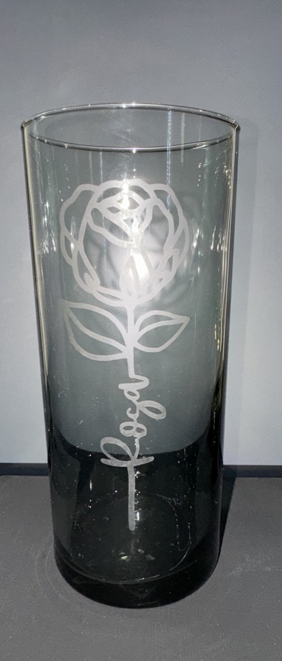 Etched Glass Cups