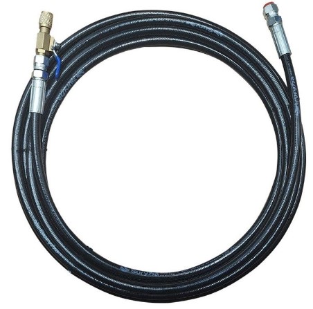 Mangueira para Nitrogeno 8 metros 1\4" SAE com llave esférica 1/4"