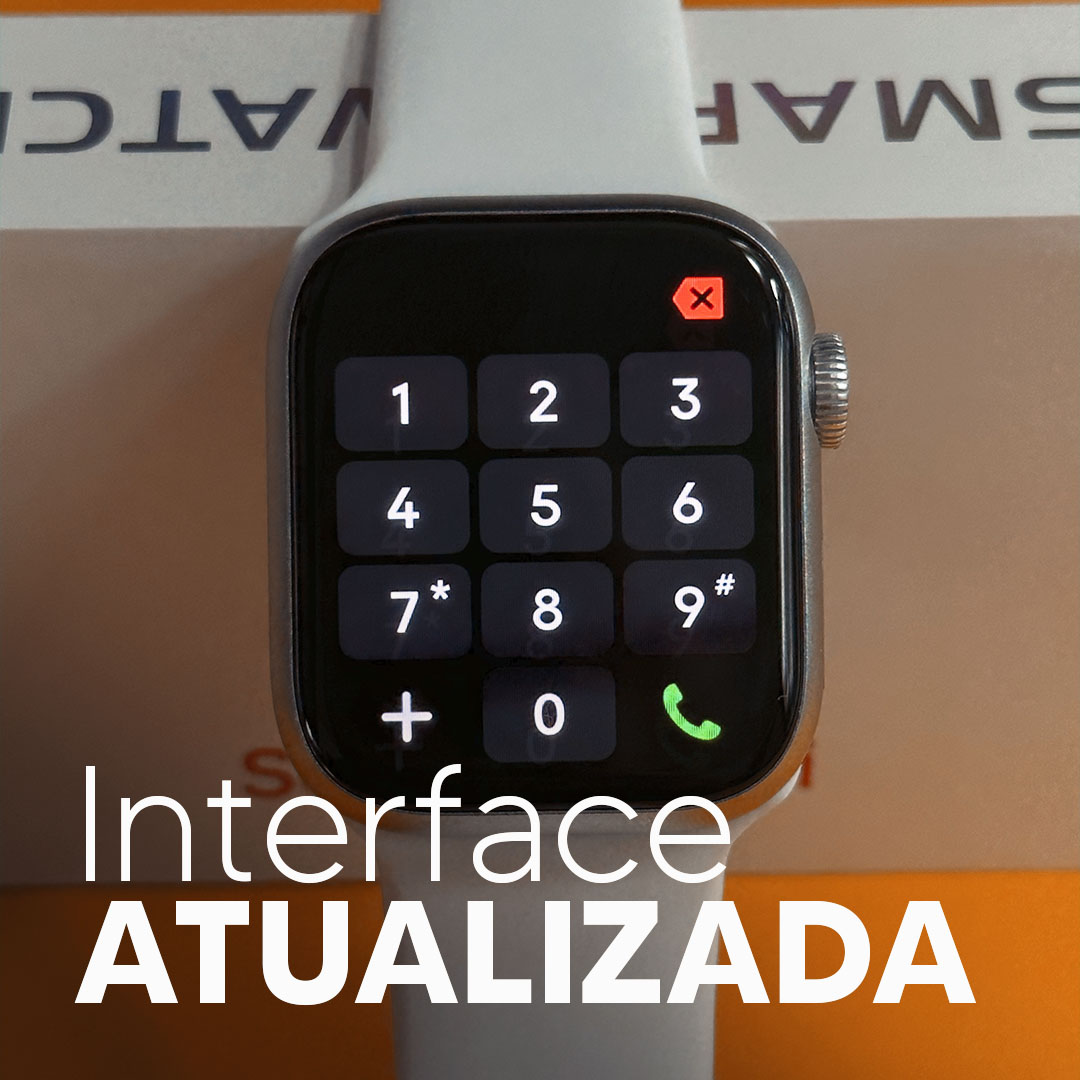 Series 9 mini | AMOLED | 4GB memória interna | Conexão com Fone de ouvido