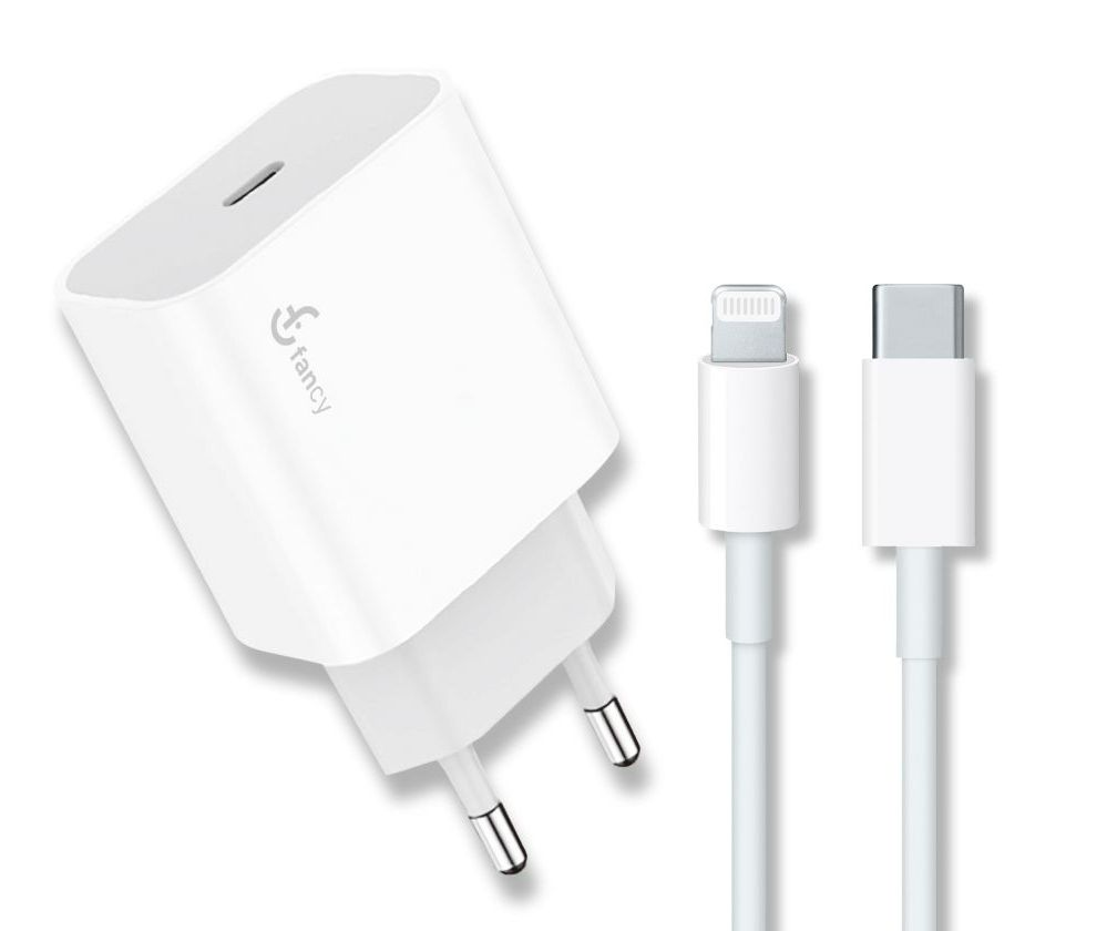 PD02 - Kit Carregador USB-C - Lightning Turbo de 20W
