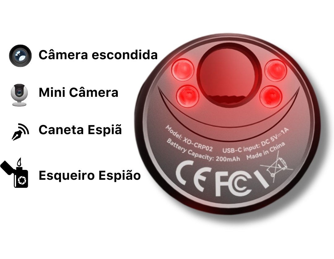 Detector de Câmeras Ocultas - XO (CRP02)