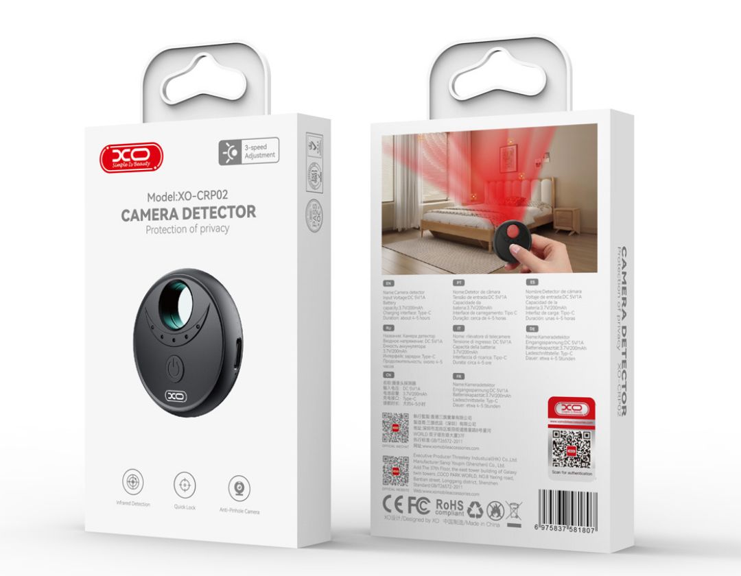 Detector de Câmeras Ocultas - XO (CRP02)