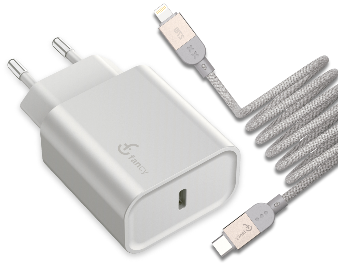 Kit Carregador de Tomada 20W + Cabo Magnético 