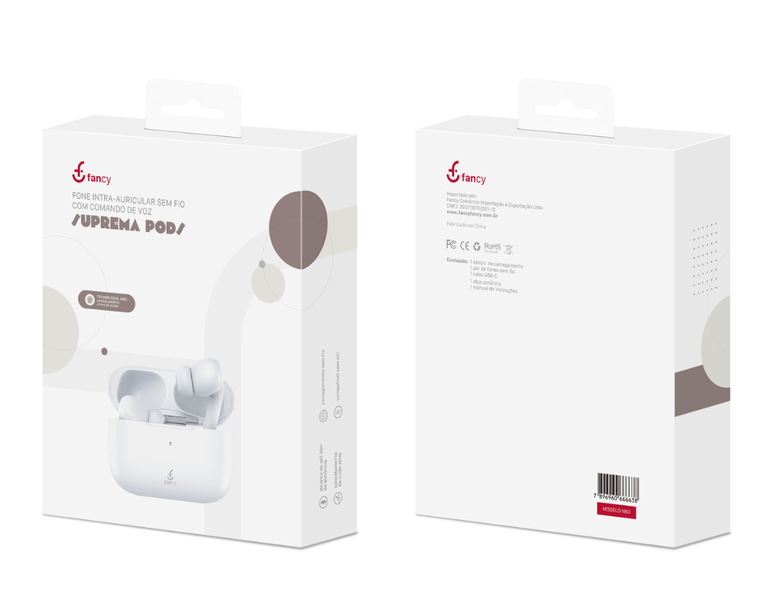 Fone de Ouvido Suprema Pods - N60