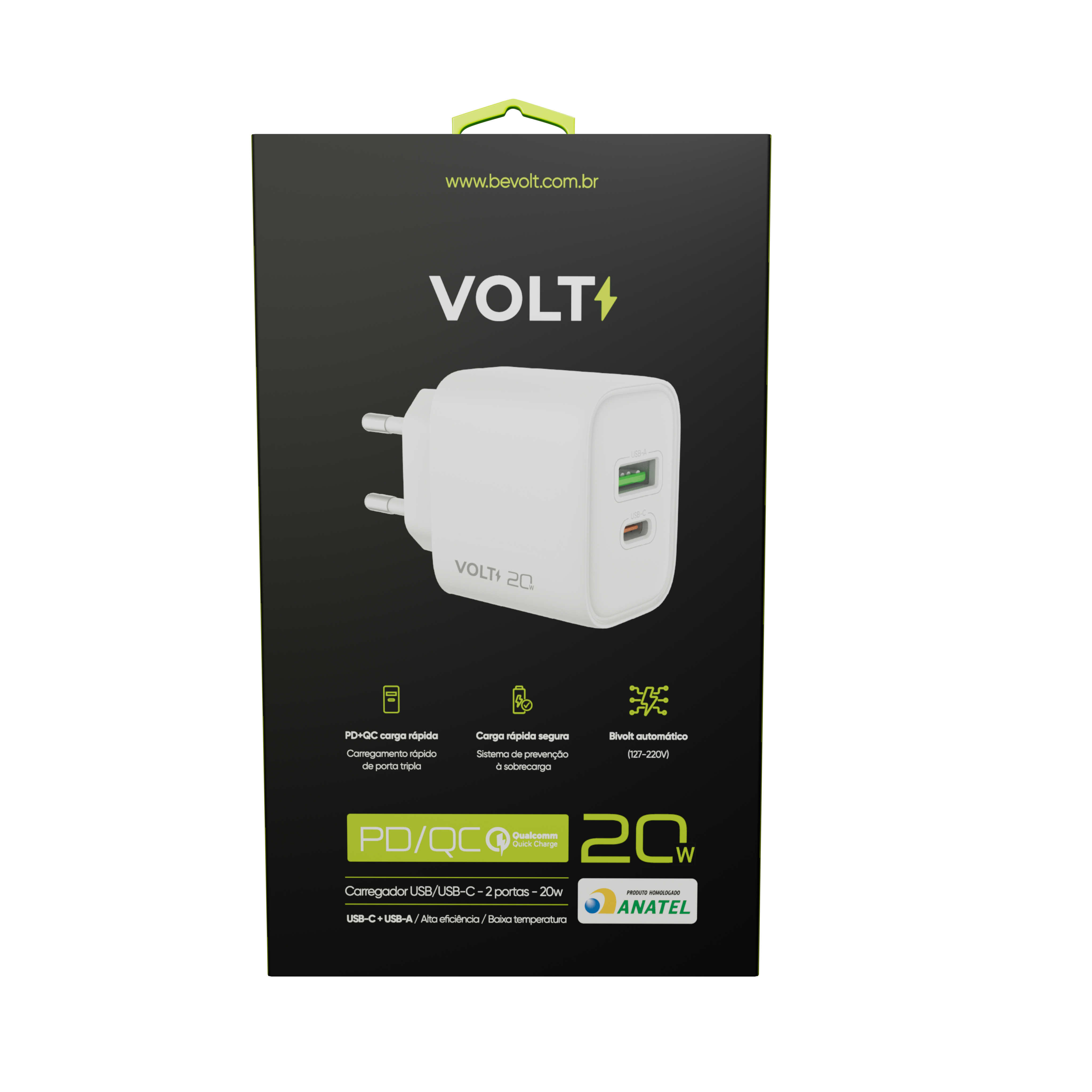 Carregador USB-A / USB-C | 20W 