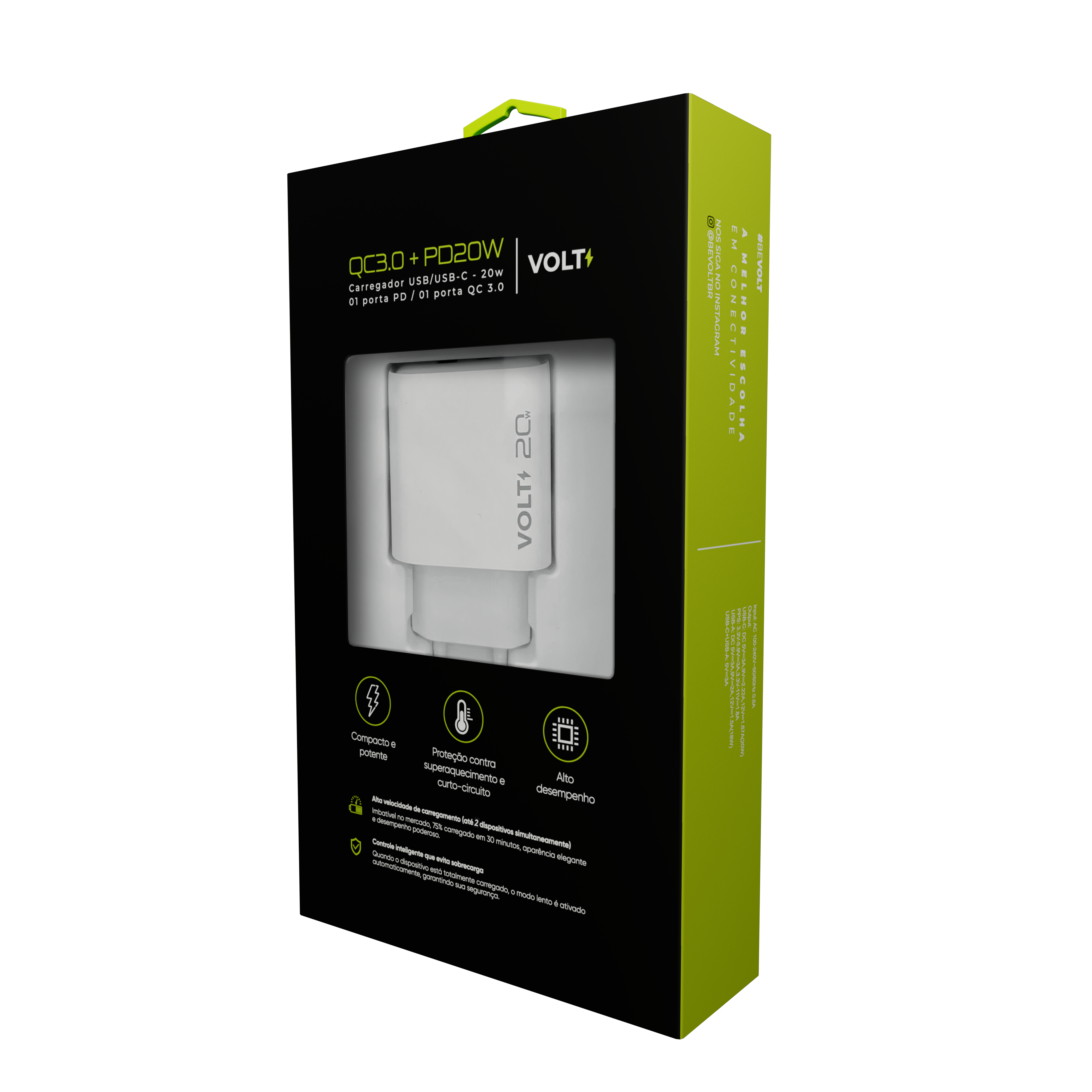 Carregador USB-A / USB-C | 20W 