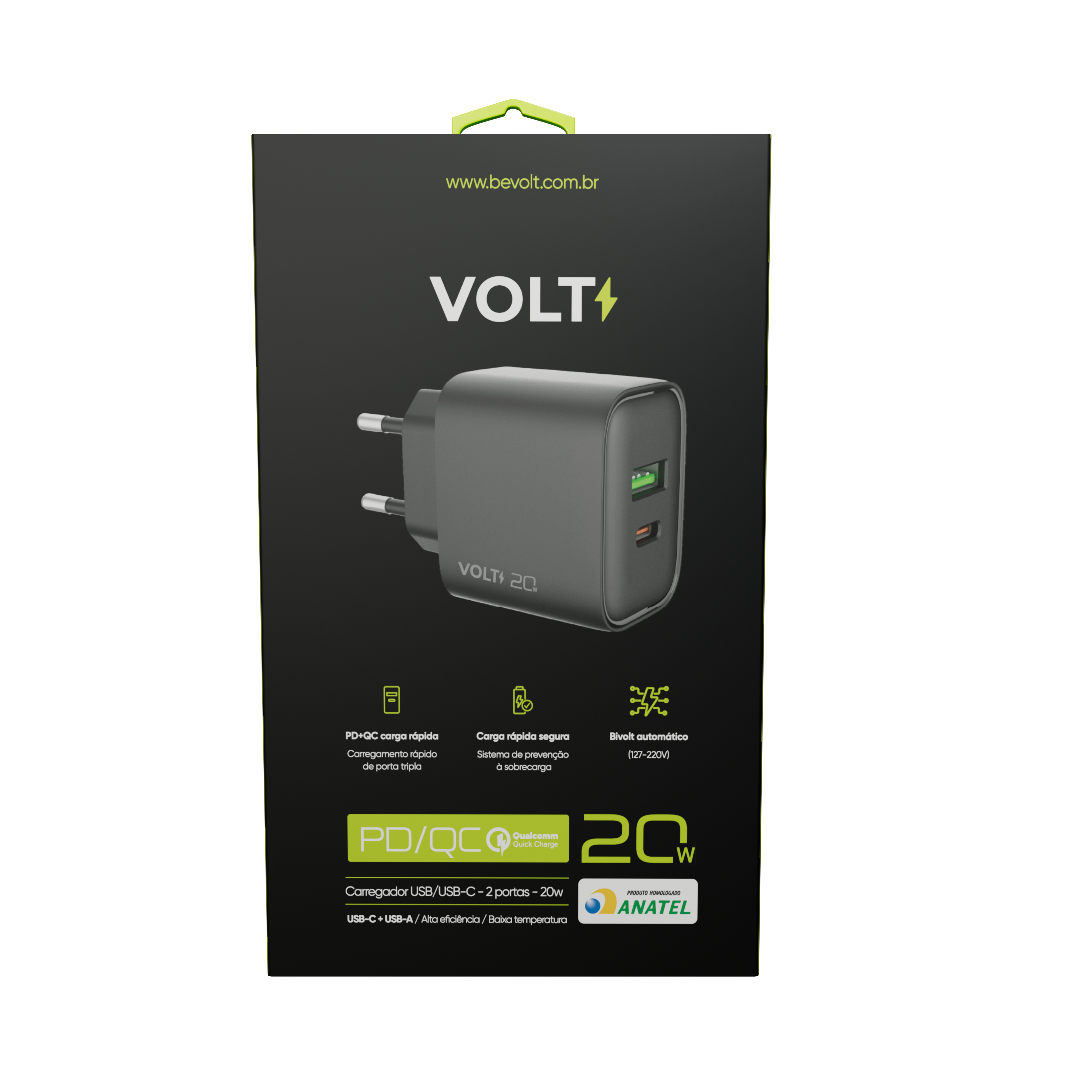 Carregador USB-A / USB-C | 20W