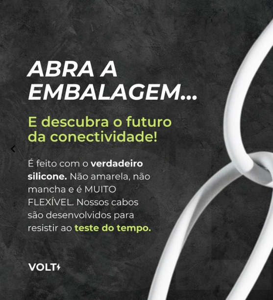 CABO FLEX PRO | Type-C X Lightning - BRANCO | FCL15WH
