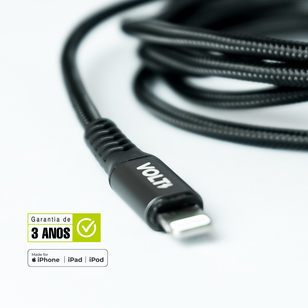 Cabo Metal Pro Type-C x Type-C – Ultra Rápido 60W | 1,5M