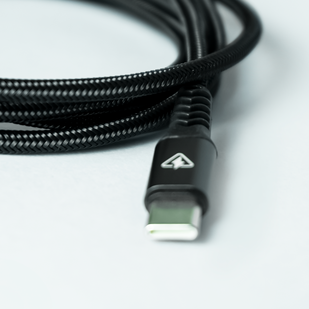 Cabo Metal Pro Type-C x Type-C – Ultra Rápido 60W | 1,5M