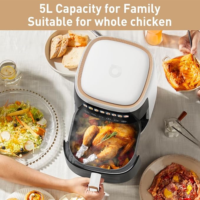 Bear 5L 8 Menu Smart Air Fryer