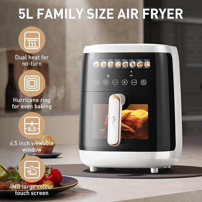 Bear 5L 8 Menu Smart Air Fryer