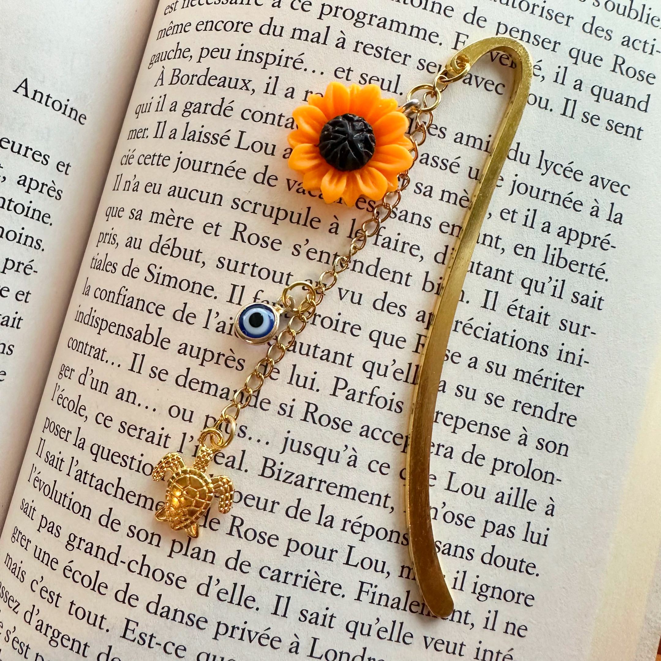 Marque page bijoux collection printemps/été 