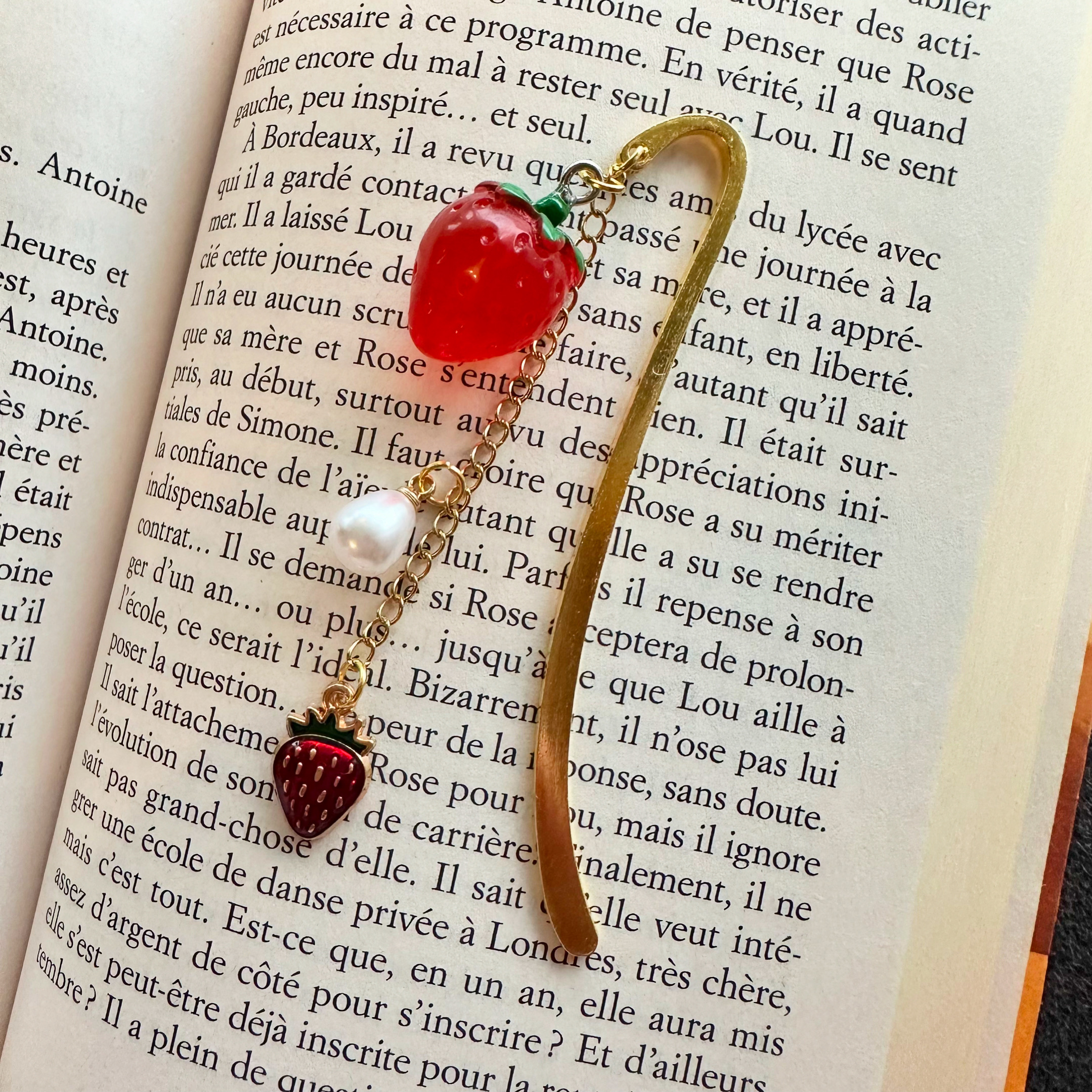 Marque page bijoux collection printemps/été 