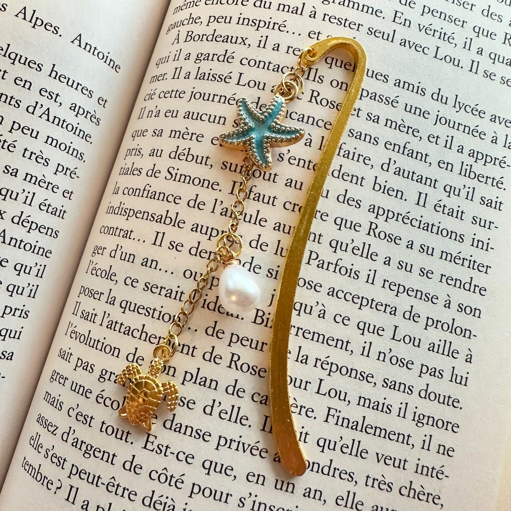 Marque page bijoux collection printemps/été 