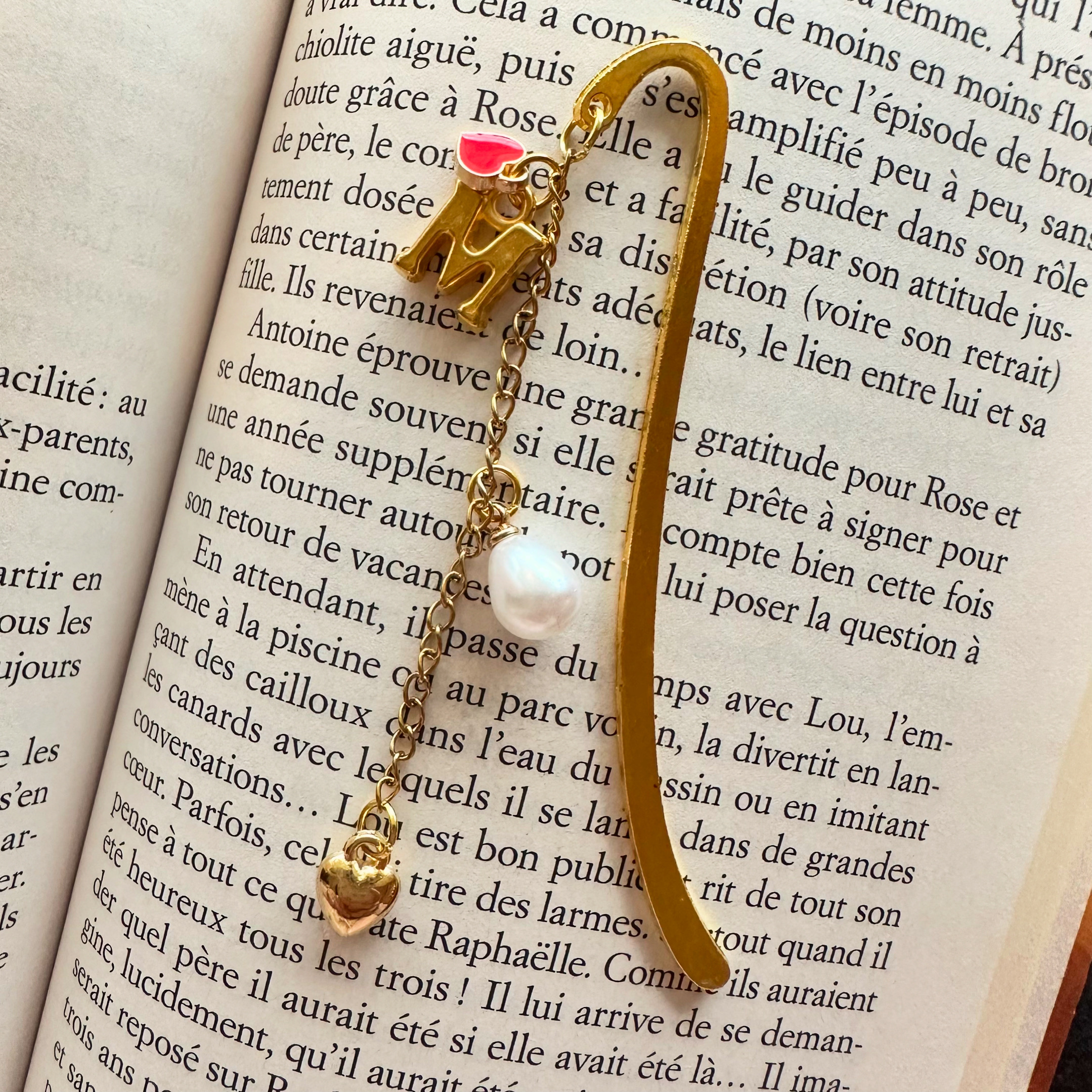 Marque page bijoux personnalisés 
