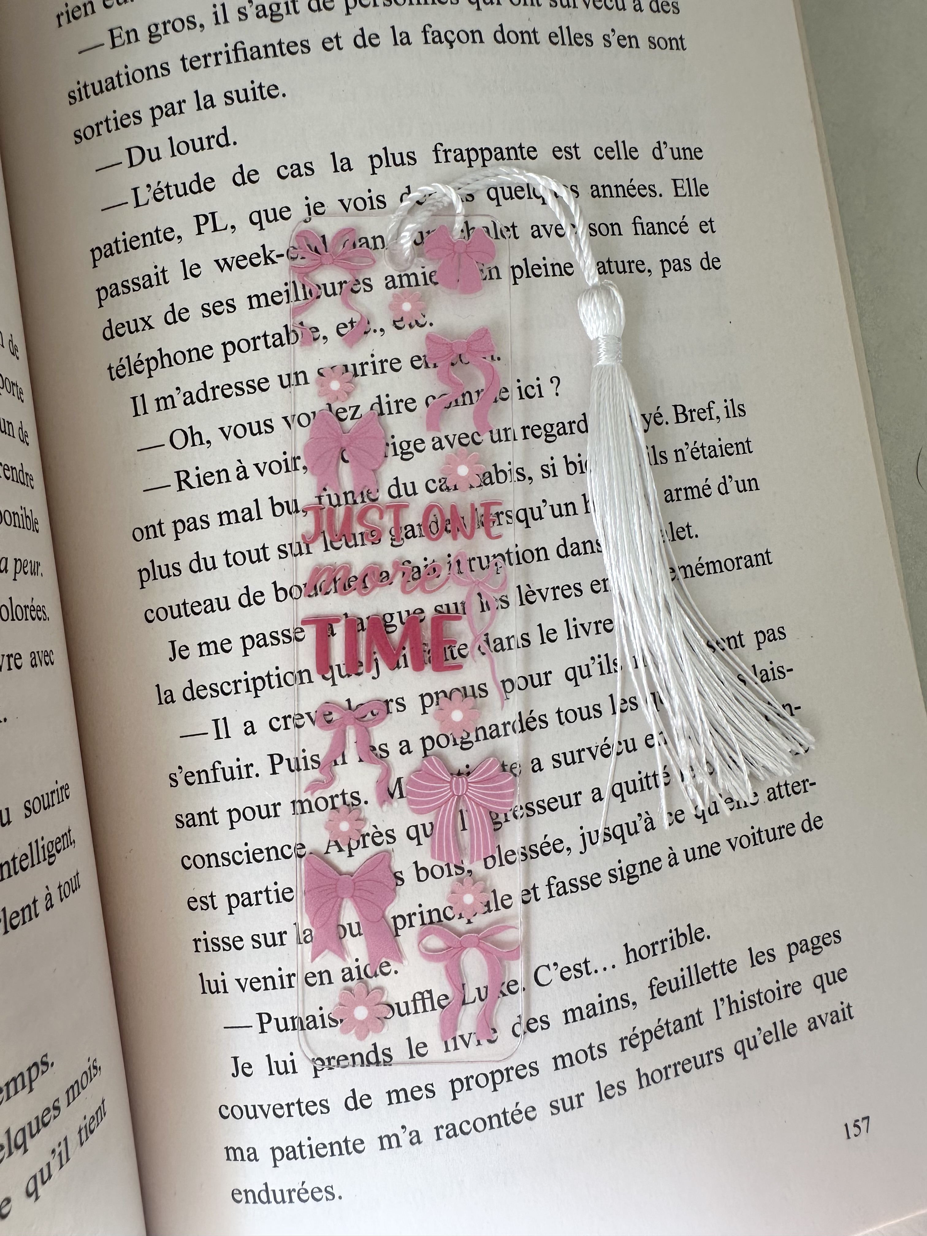 Marque page acrylique 