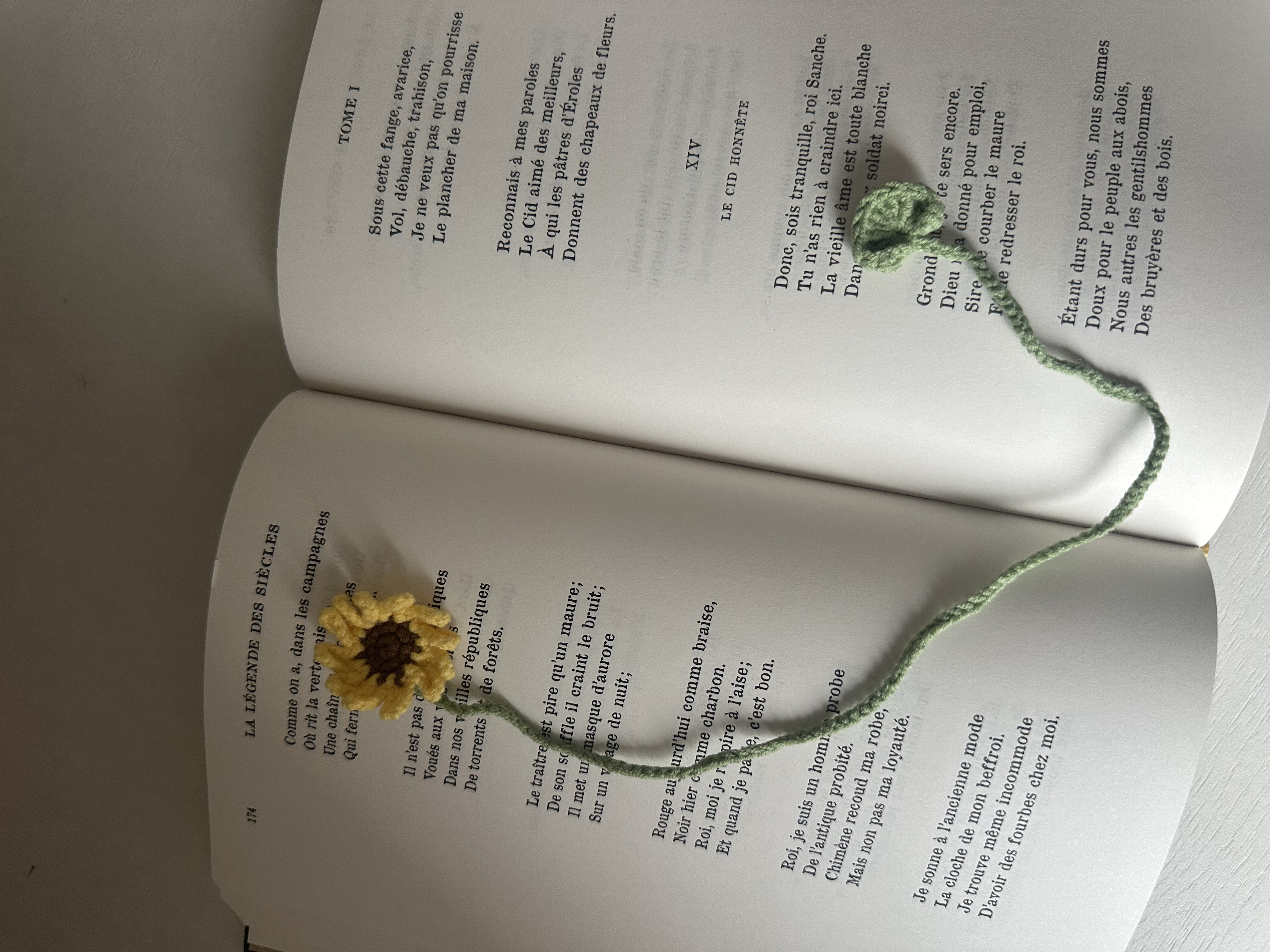 Marque page crochet 
