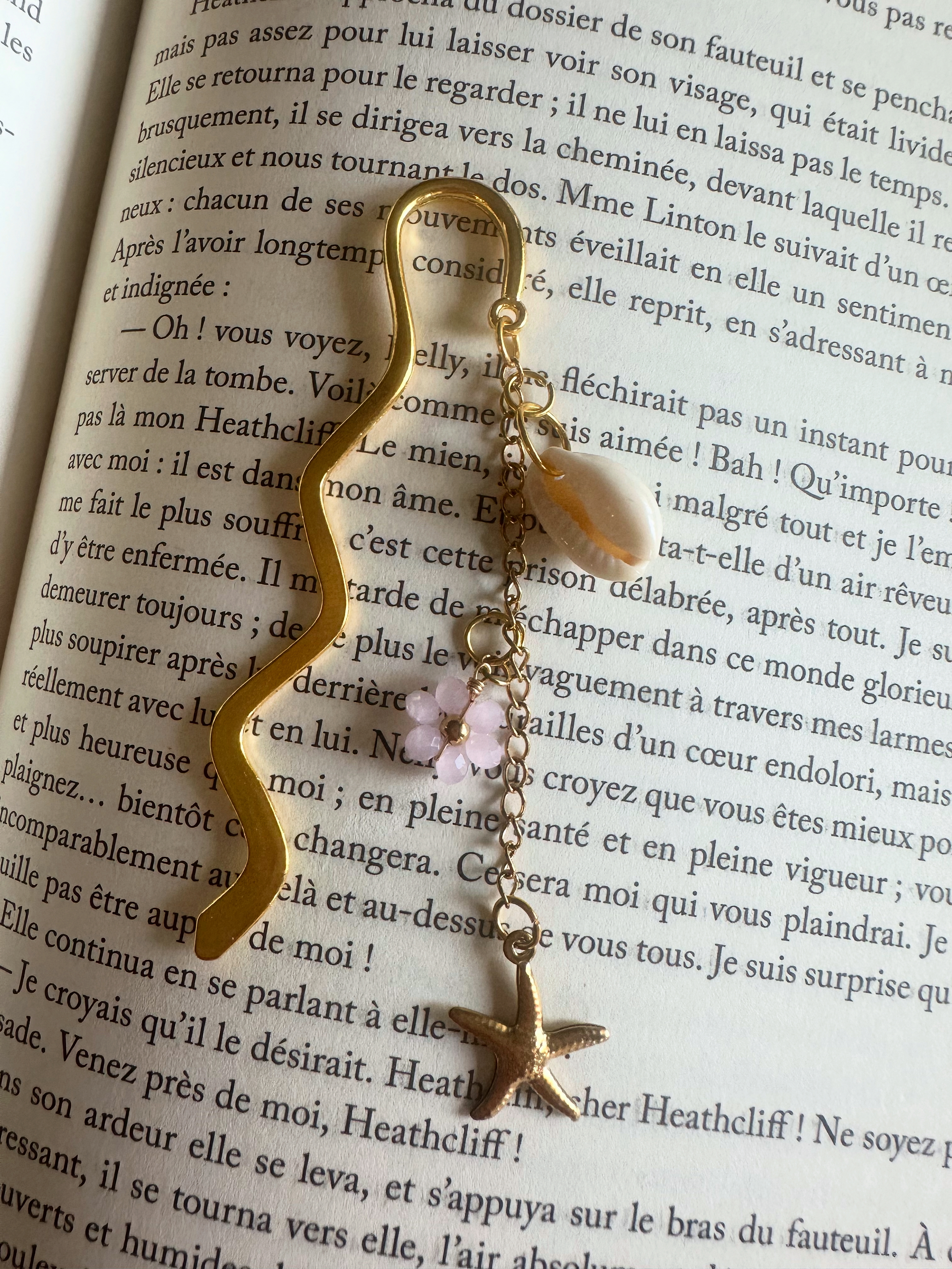 Marque page bijoux 