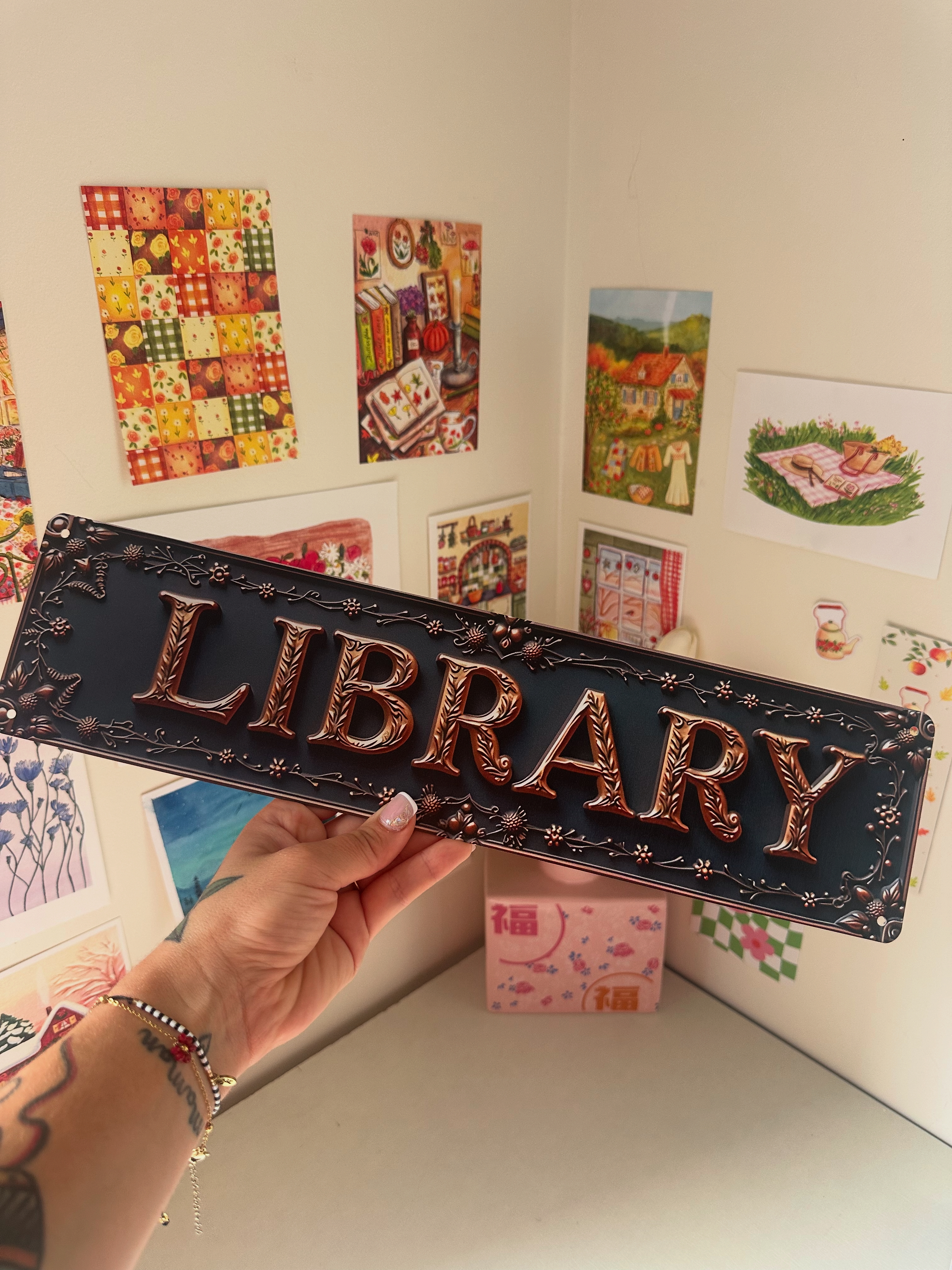 Plaque « Librairie » 