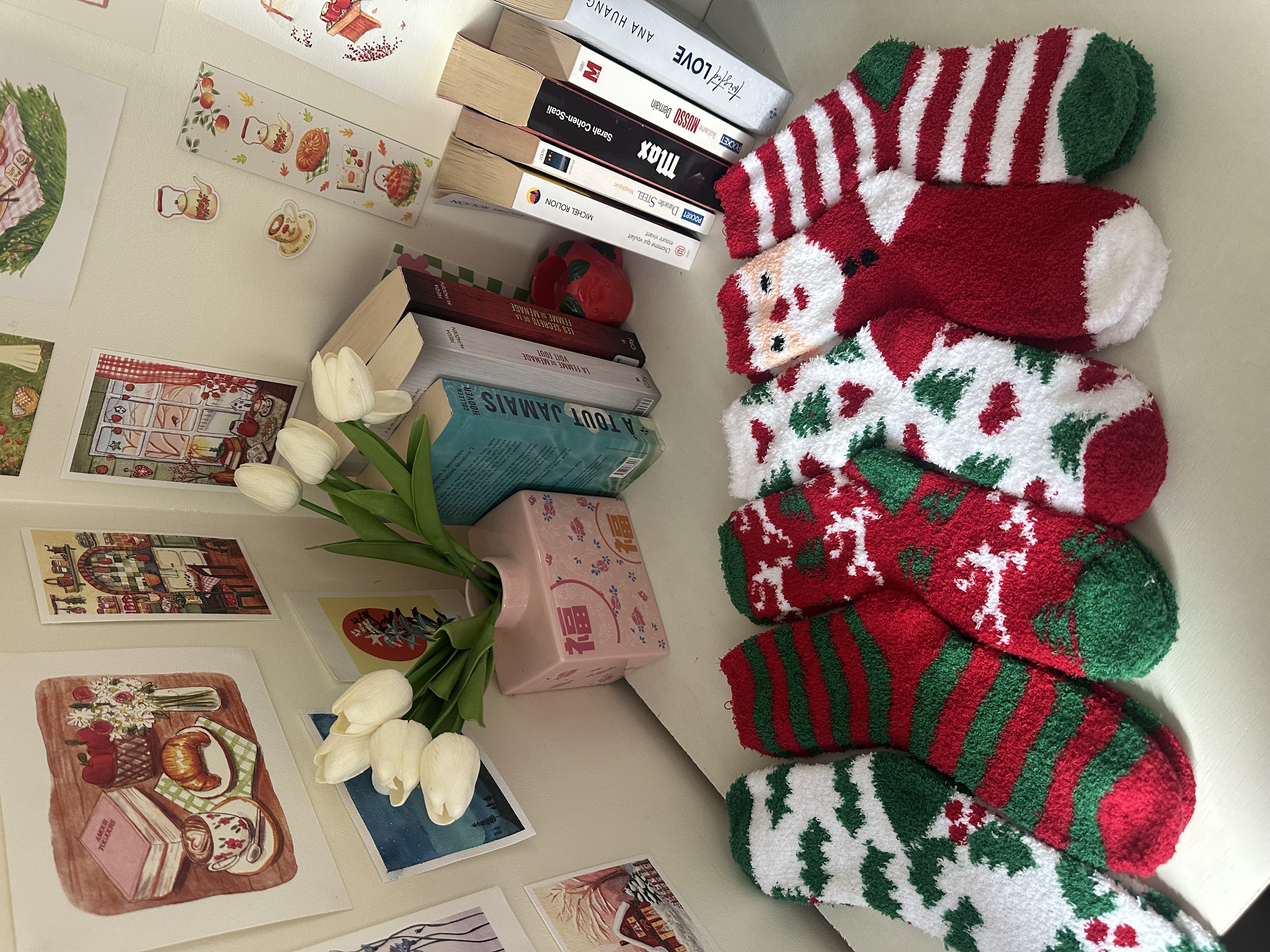 Chaussette pilou pilou Noël 