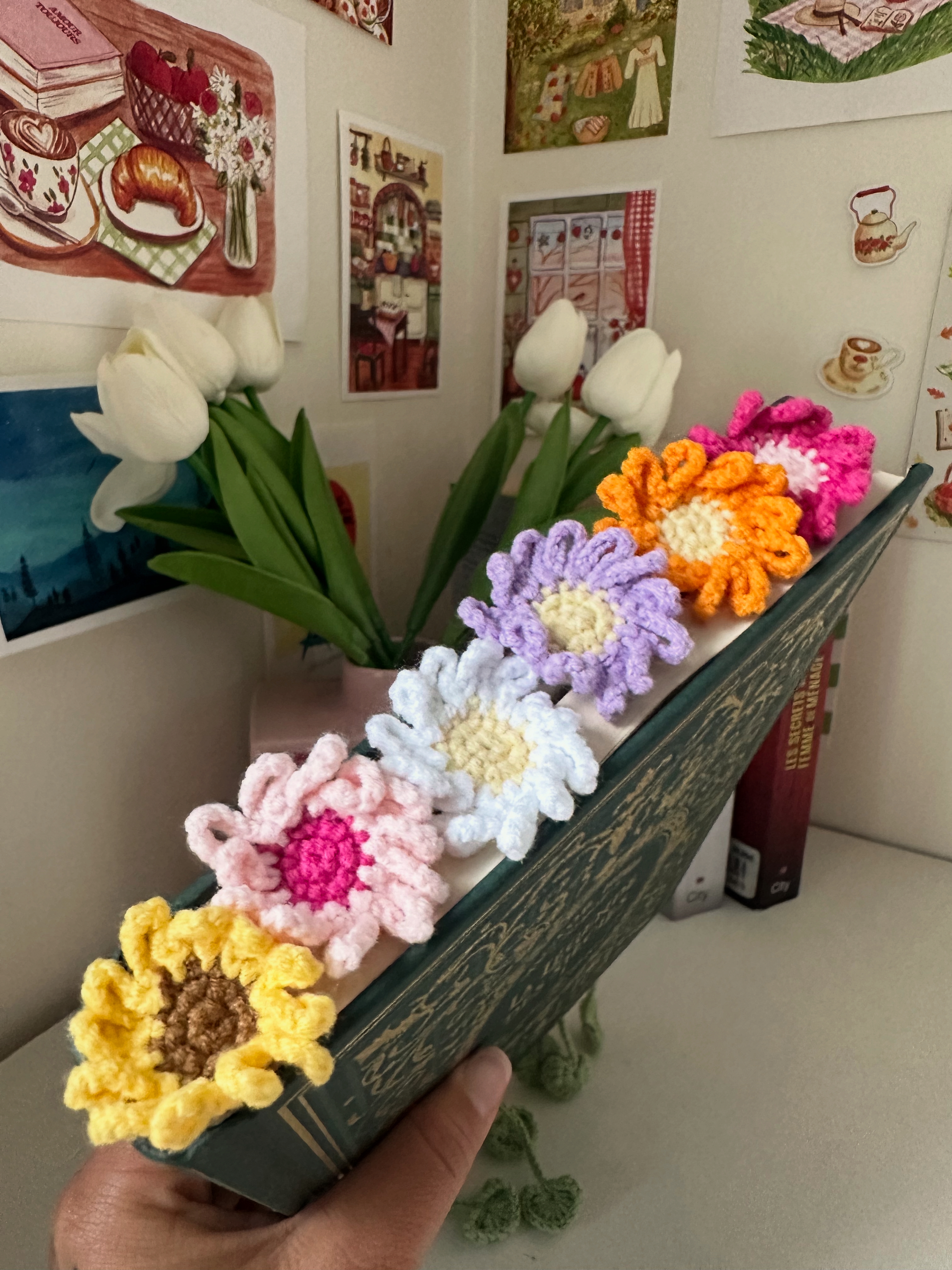 Marque page crochet 