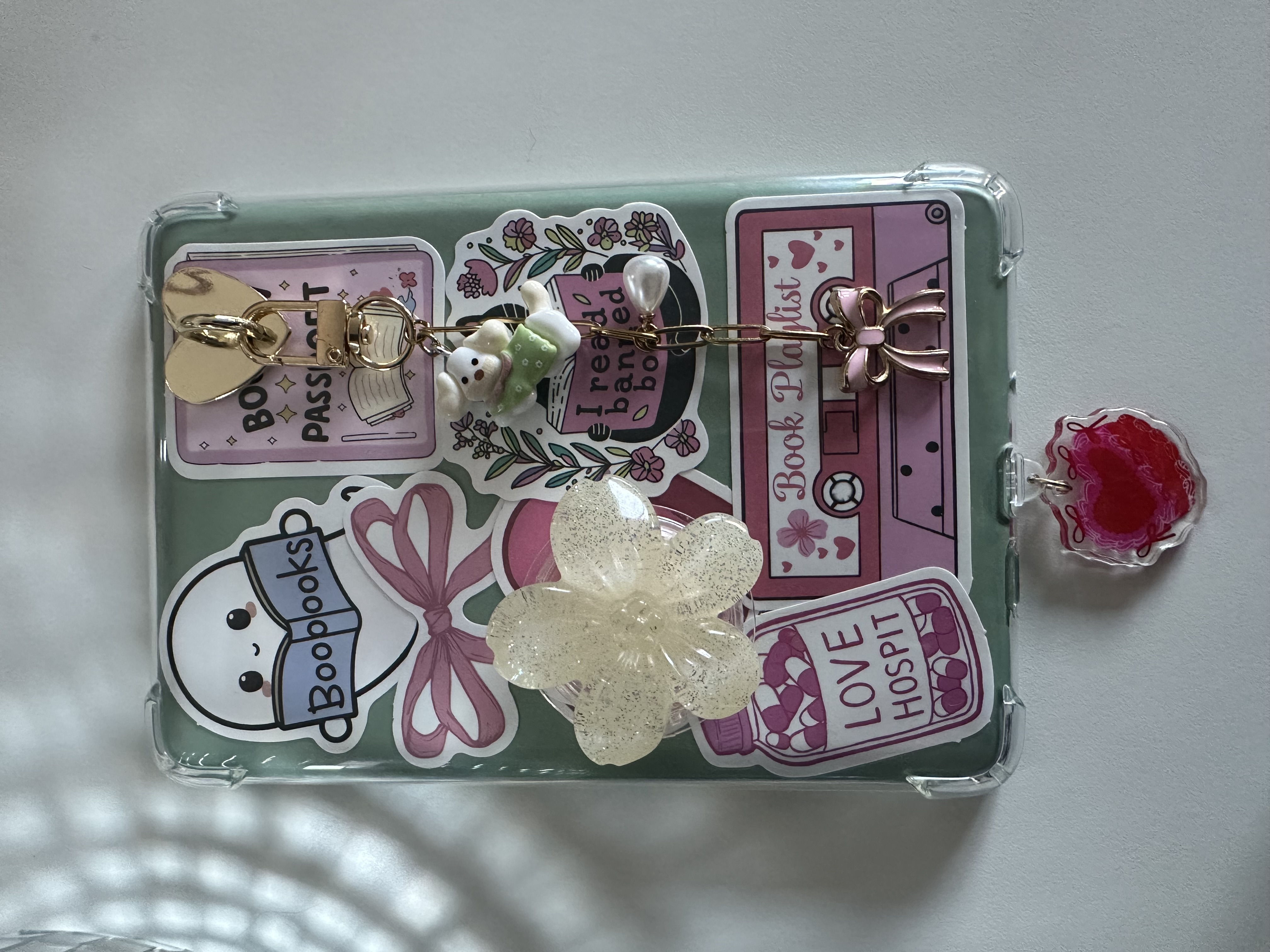 Bijoux anti poussière liseuse 