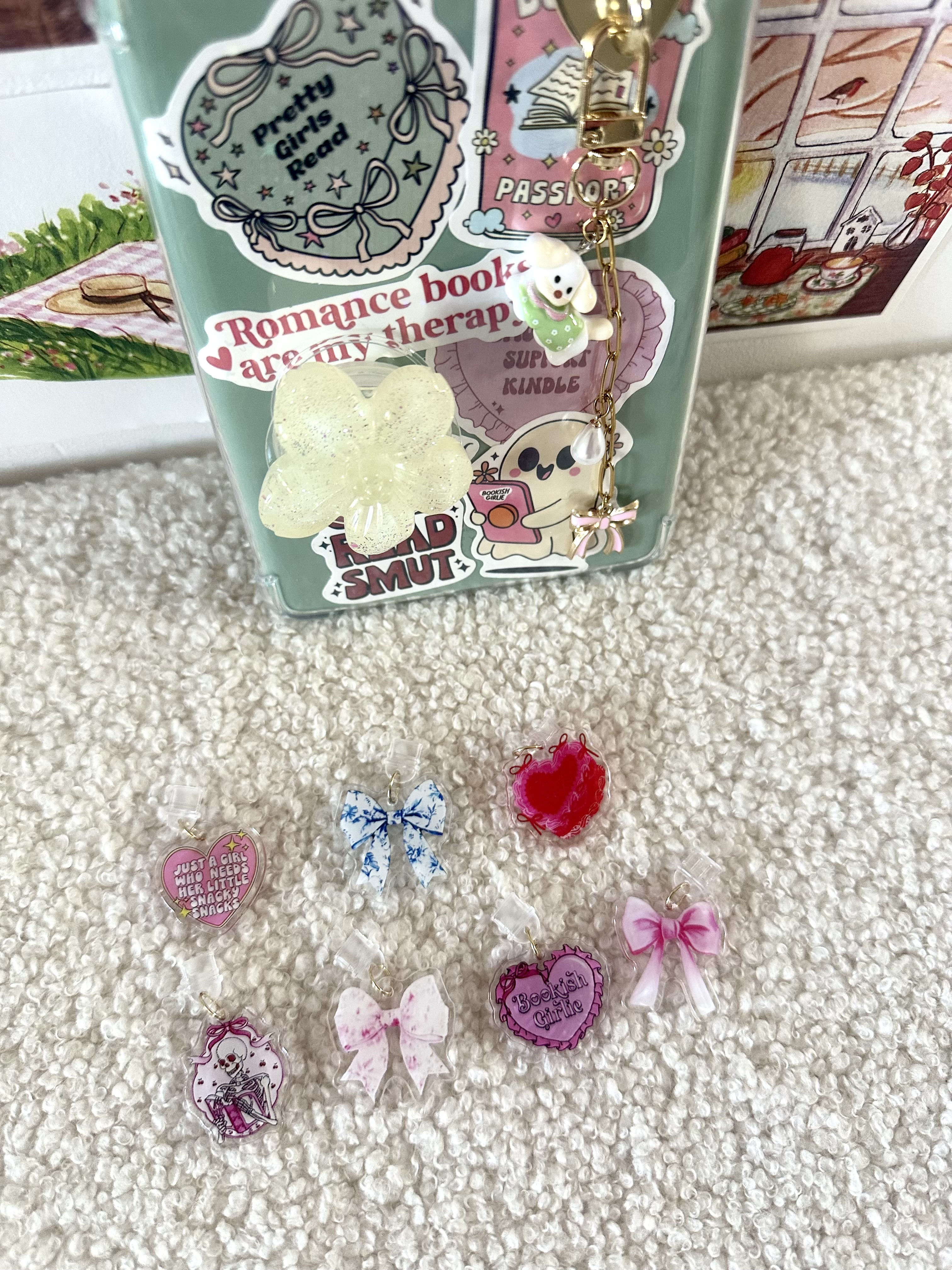 Bijoux anti poussière liseuse 