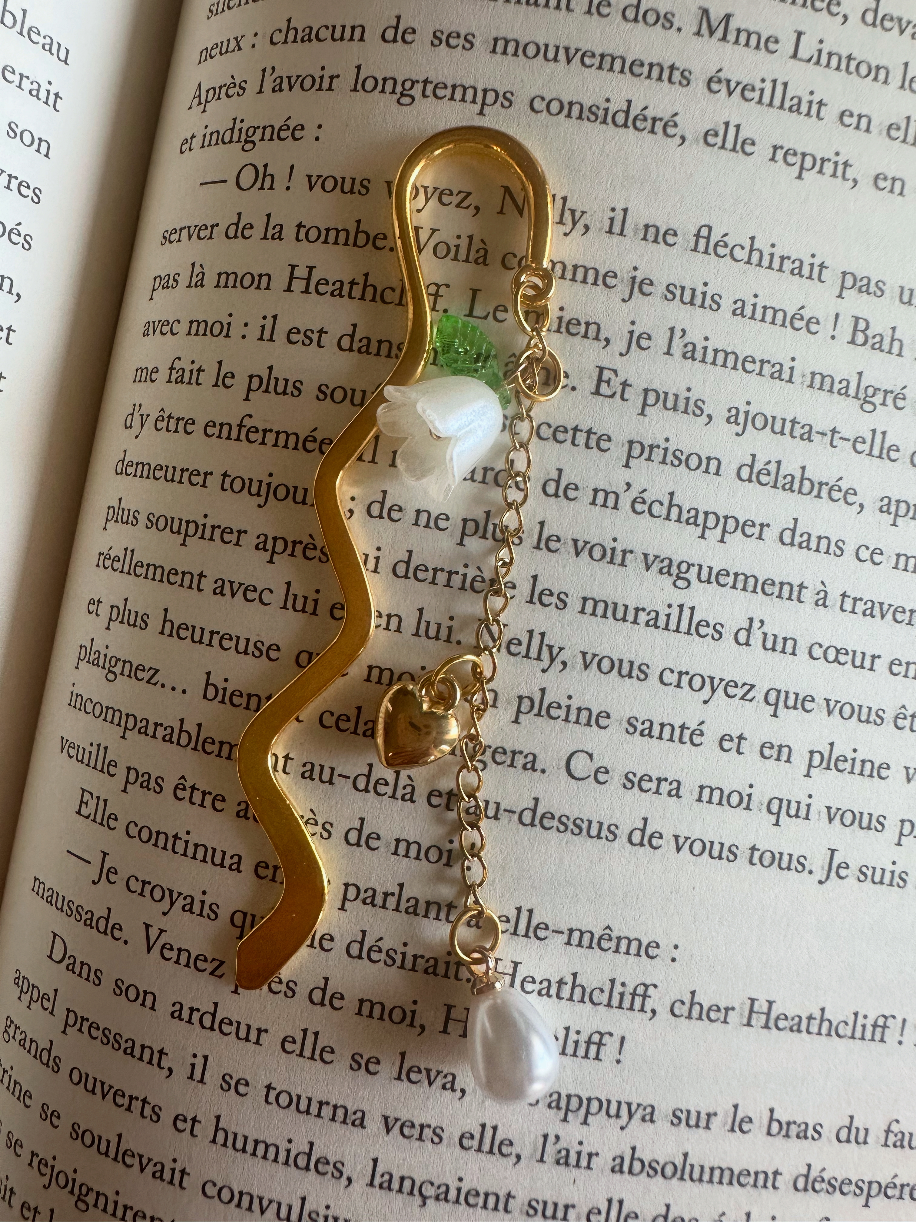 Marque page bijoux 