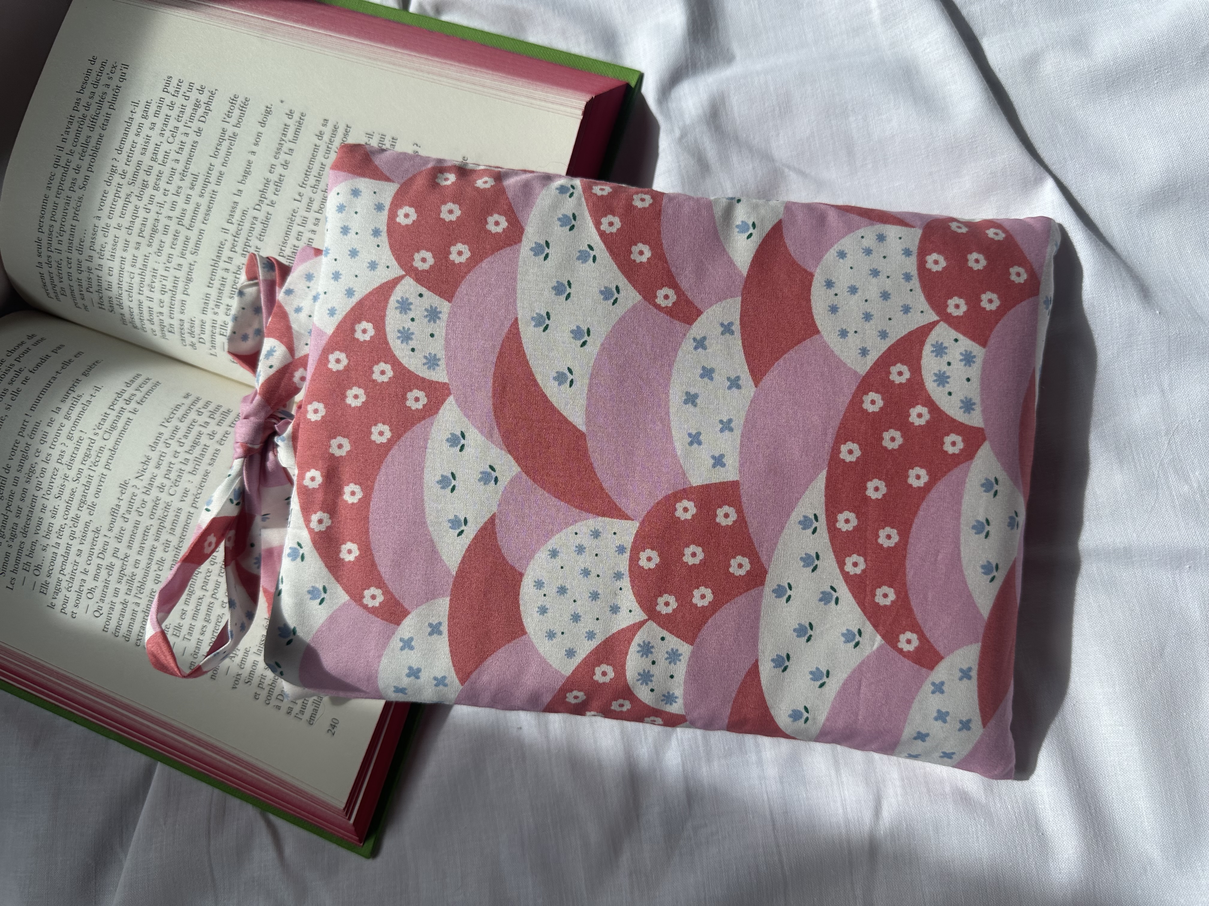 Pochette « Solene » noeuds poche  blanc