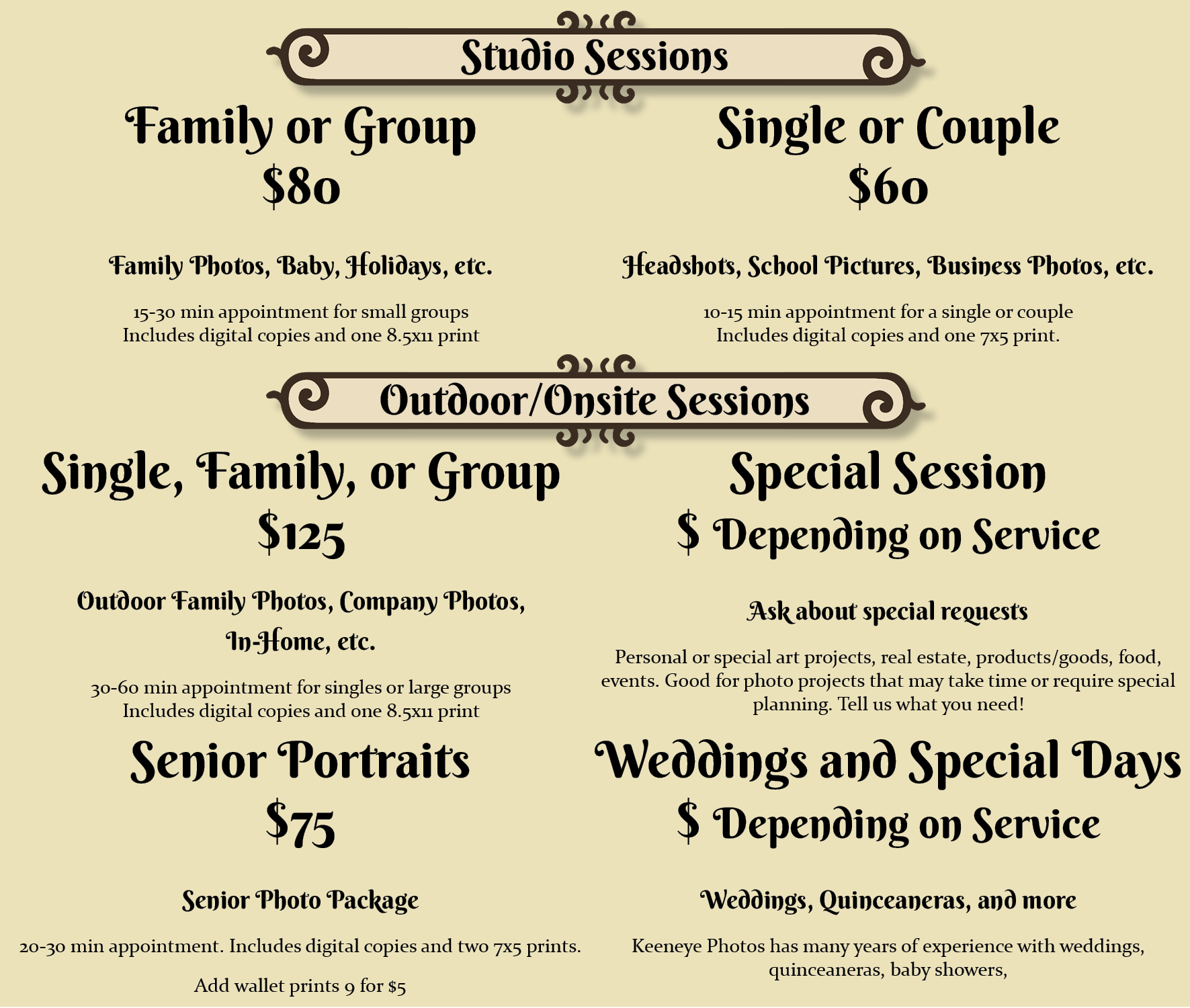 Book a Photo Session