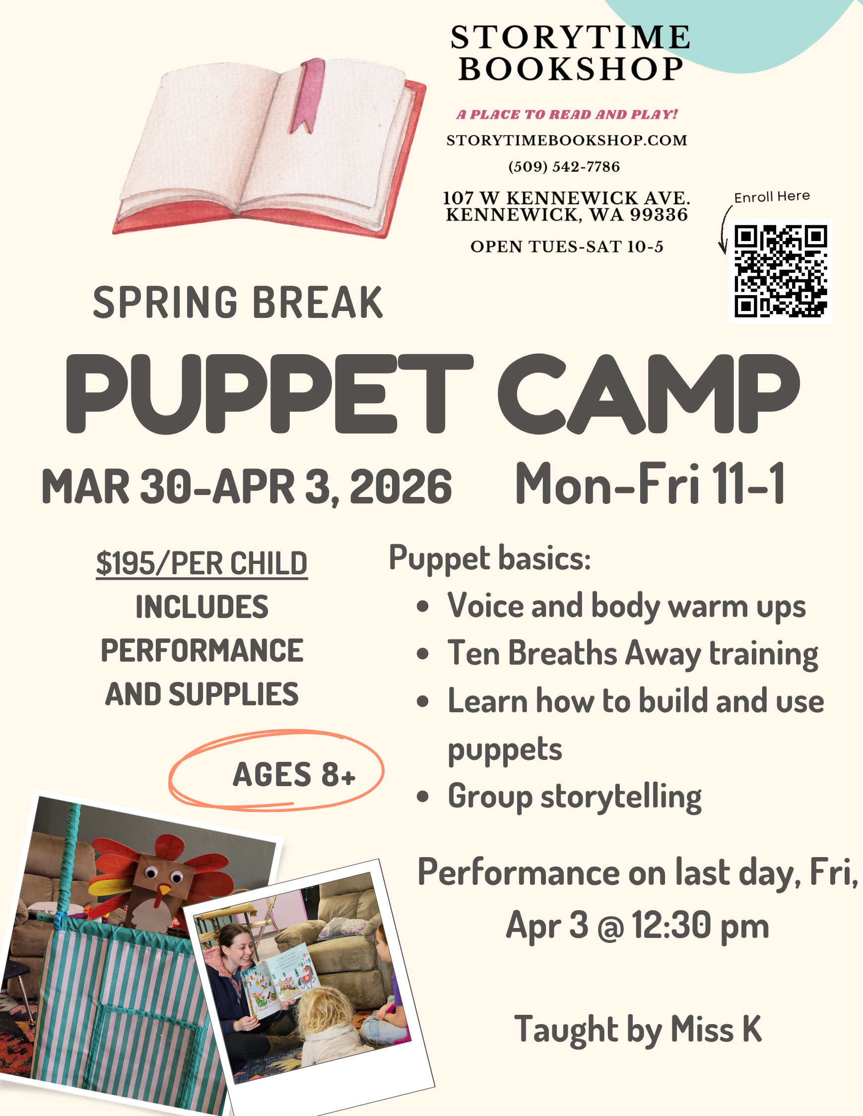 Spring Break Puppet Camp!