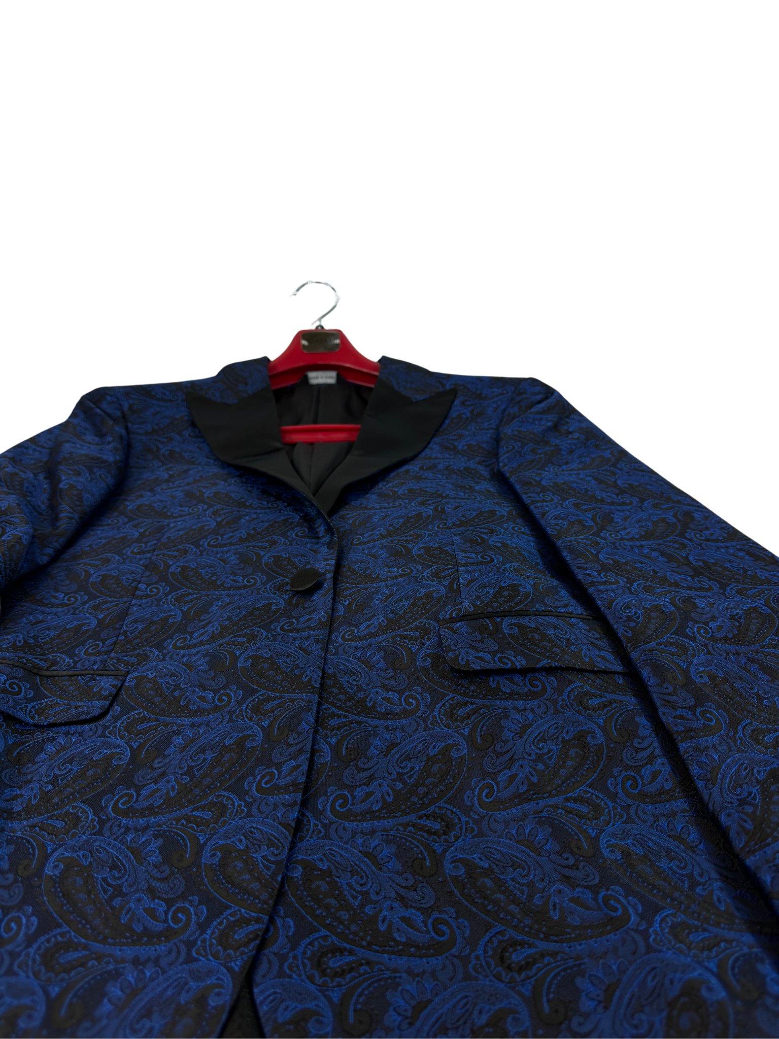 Mazari Blue Paisley Dinner Jacket
