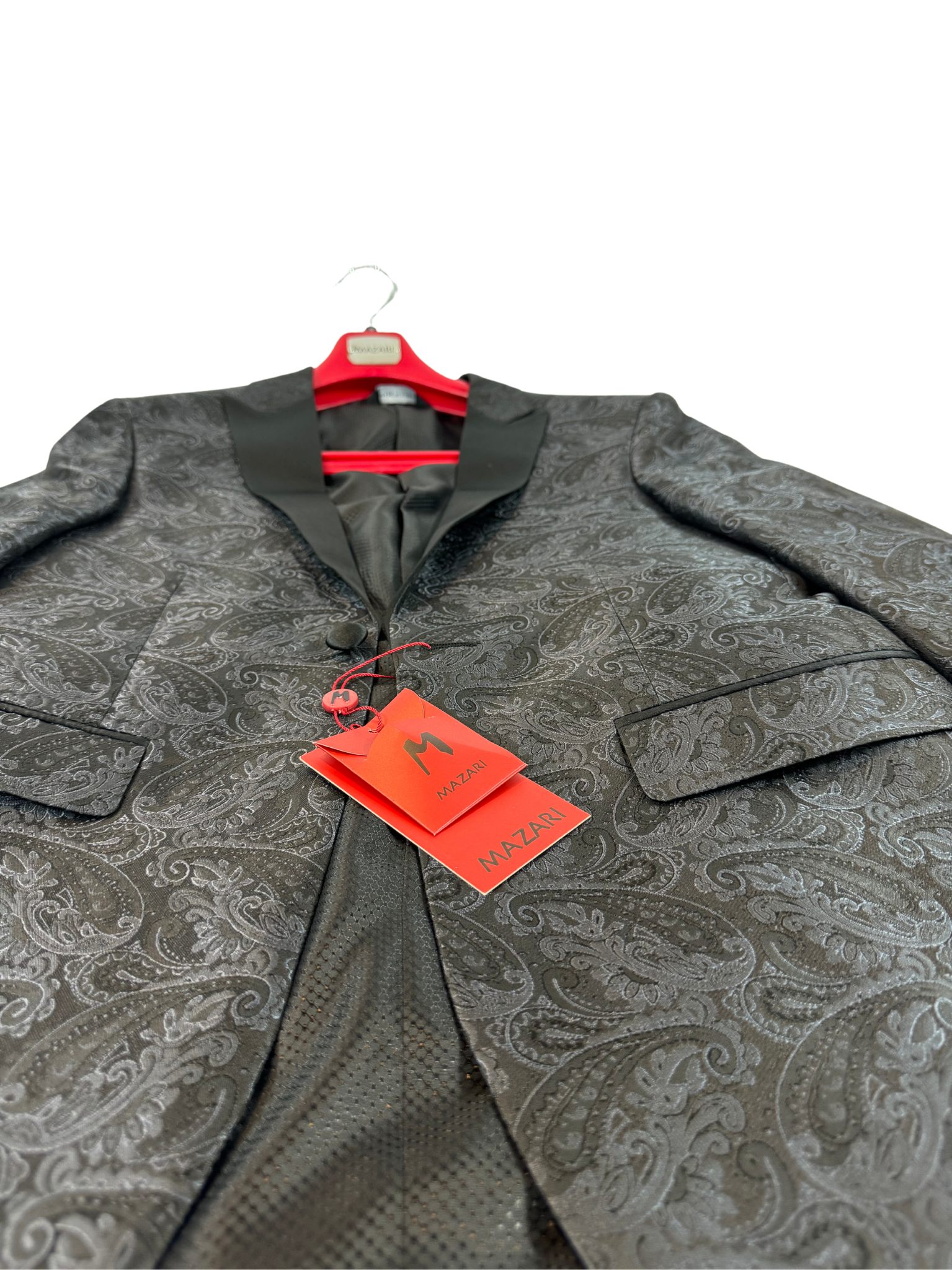 Mazari Black Paisley Dinner Jacket