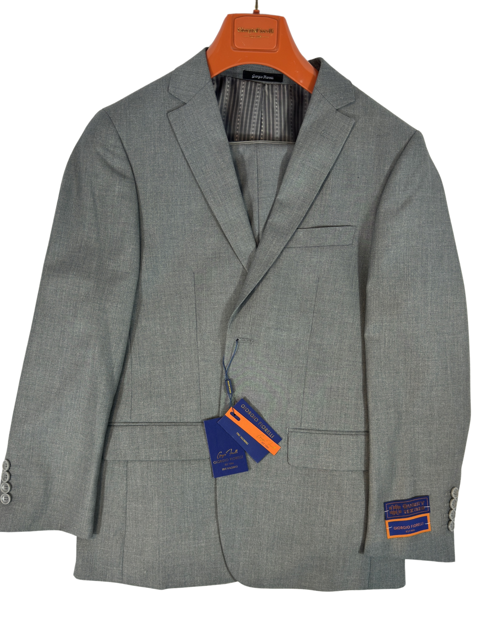 Giorgio Fiorelli Grey Suit Jacket and Pants