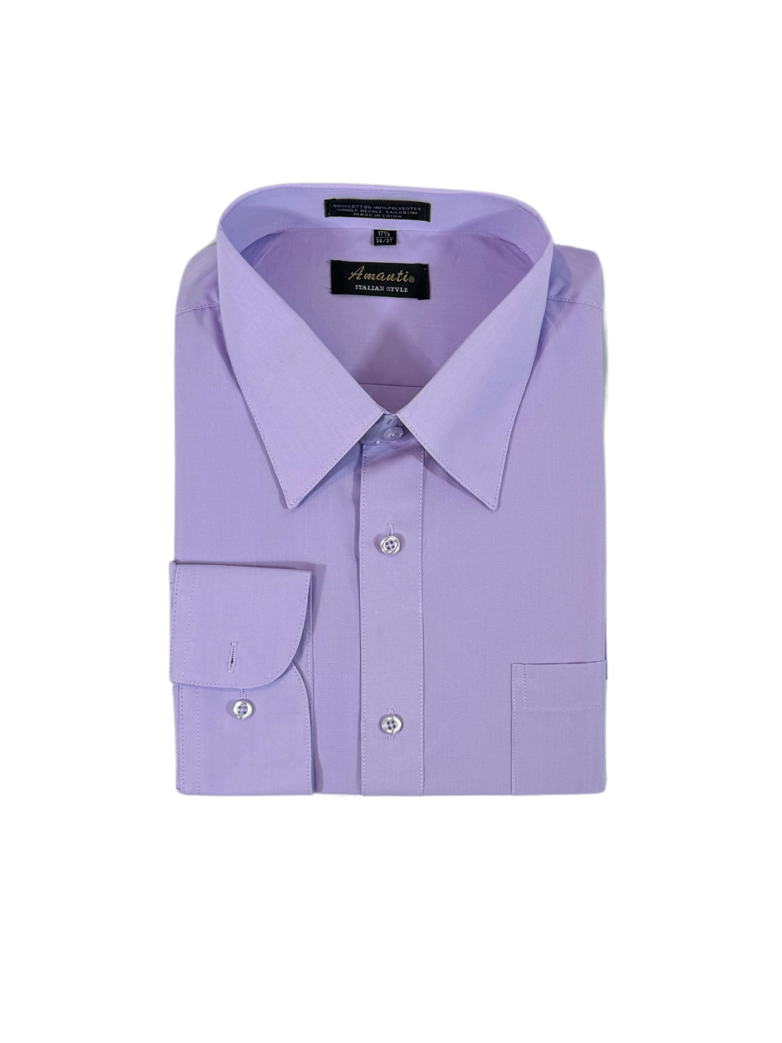 Slim Fit Amanti Lavander Dress Shirt