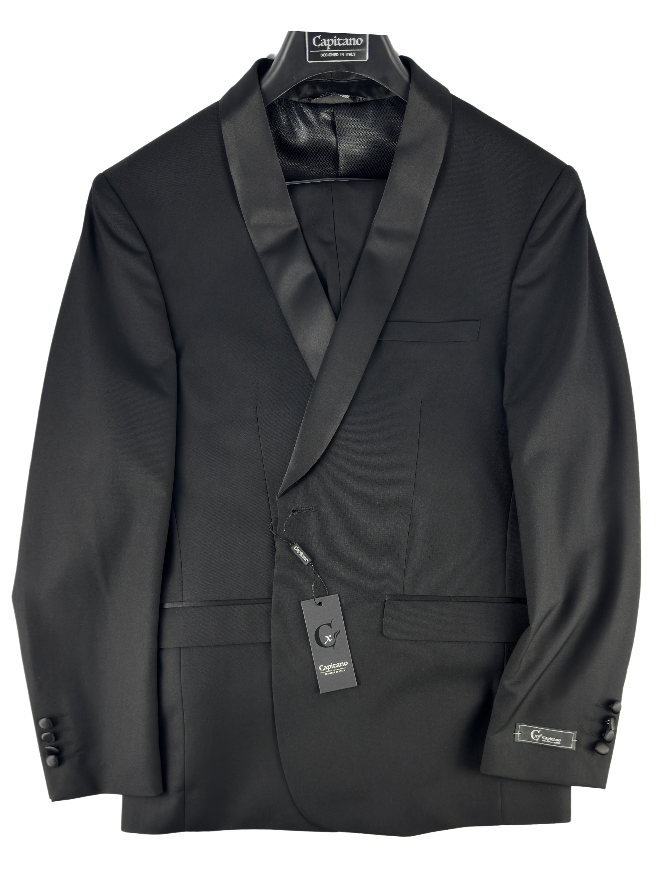 Capitano Black Tuxedo & Black Pants