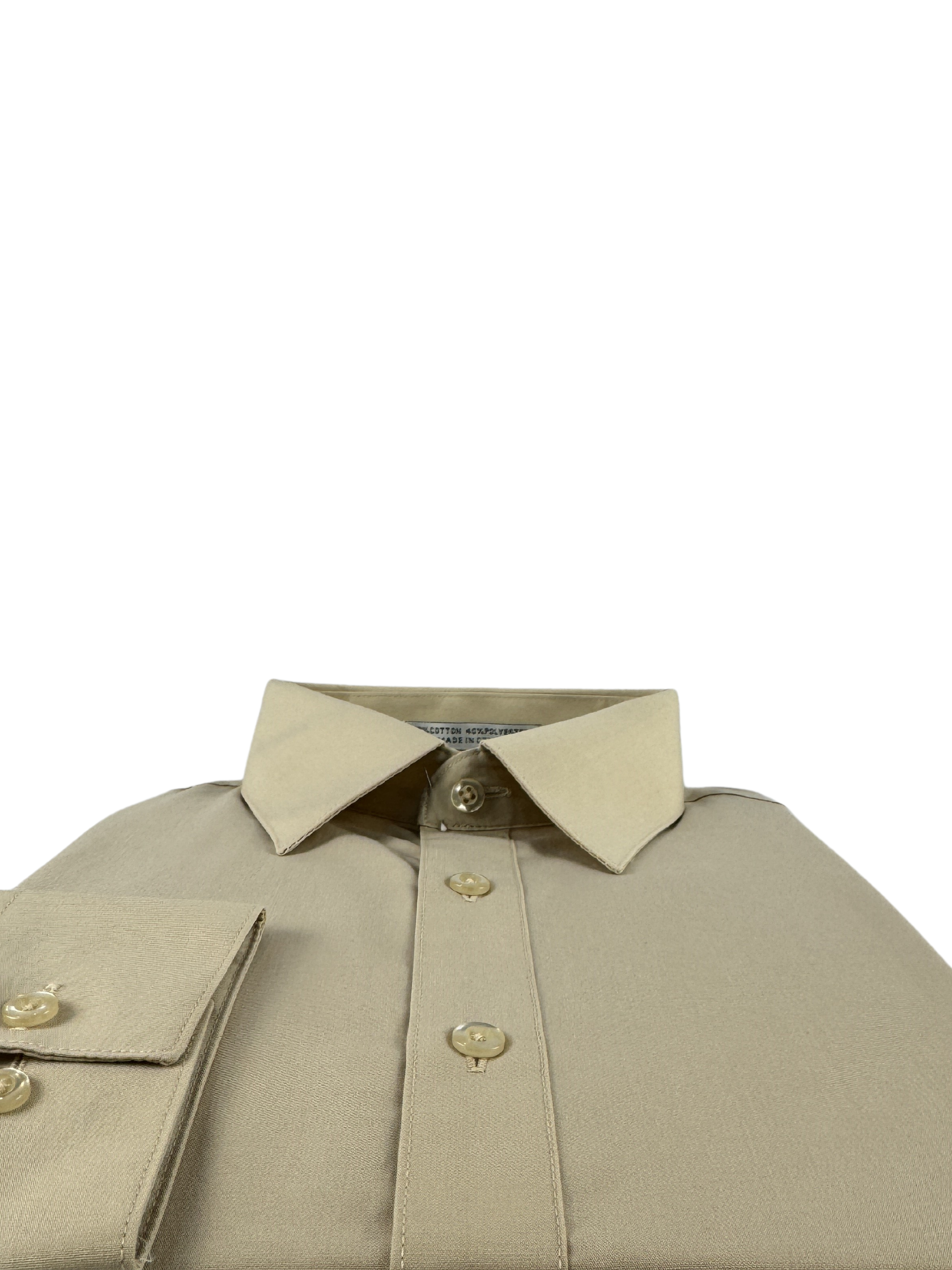 Slim Fit Amanti Gold Dress Shirt