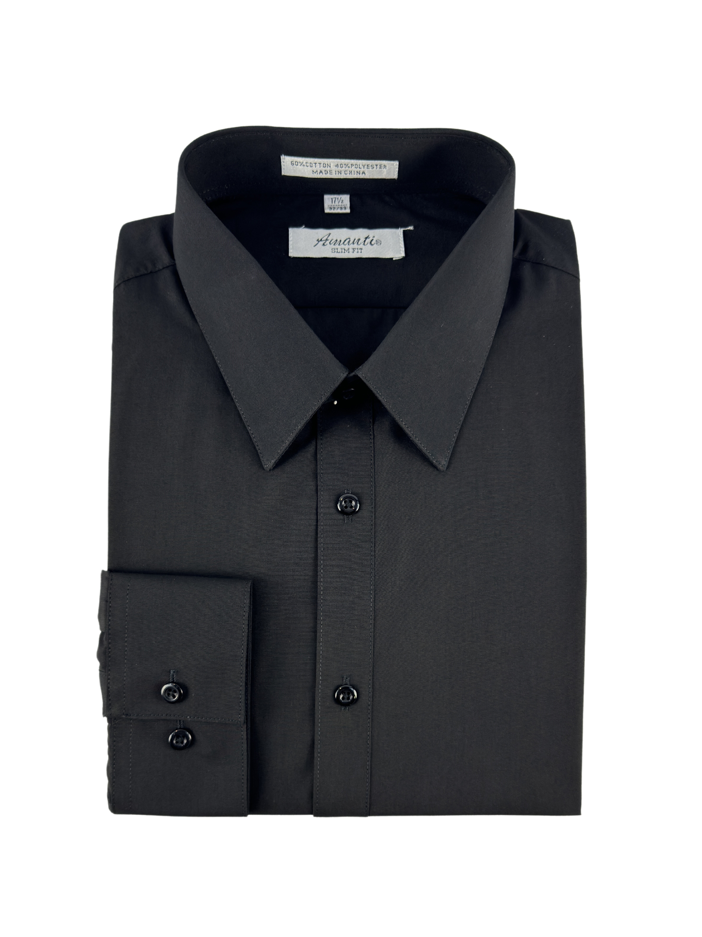 Amanti Black Dress Shirt