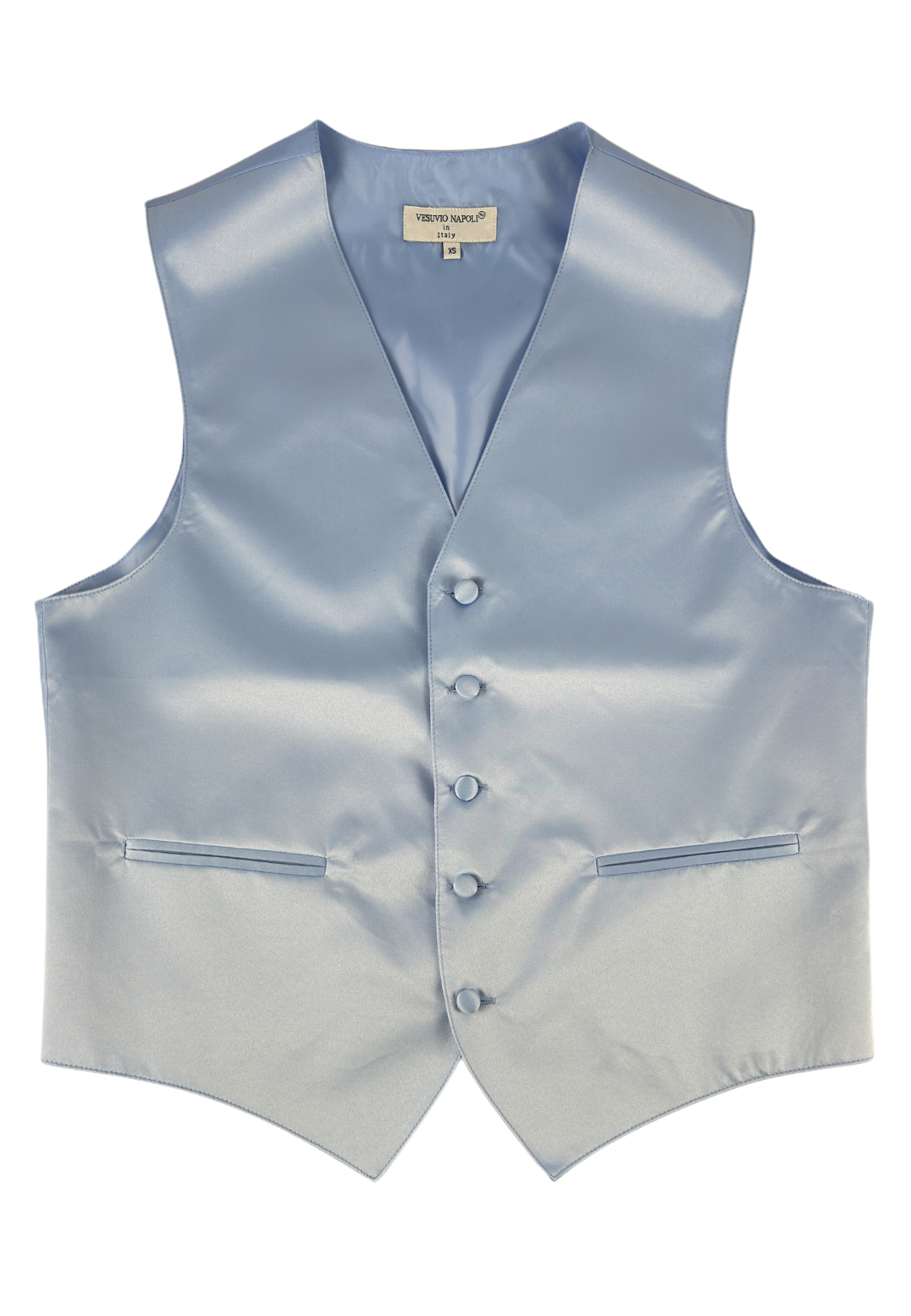Vesuvio Napoli - Sky Blue Vest and Tie Set